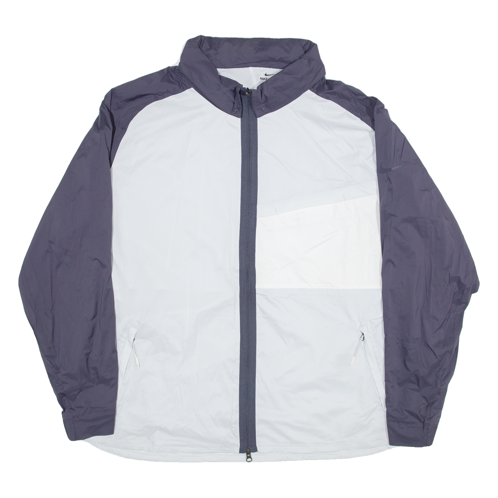 NIKE Mens Jacket Blue Nylon 2XL Refurbished - N/A refurbished available on Cerqular