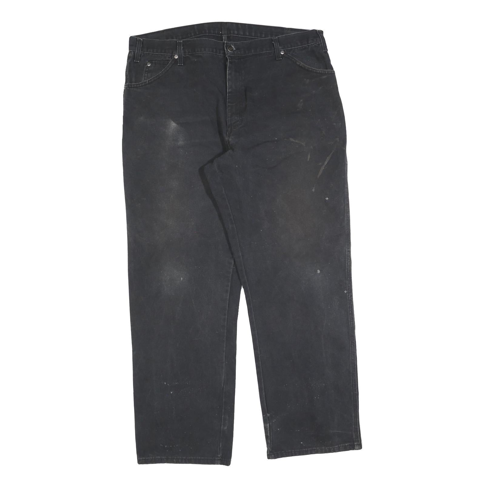 Buy DICKIES Mens Cotton Blend Black Regular Fit Straight Leg Trousers W40 L32 Refurbished - $31.19 DICKIES Mens Cotton Blend Black Regular Fit Straight Leg Trousers W40 L32 Refurbished - N/A refurbished available on Cerqular