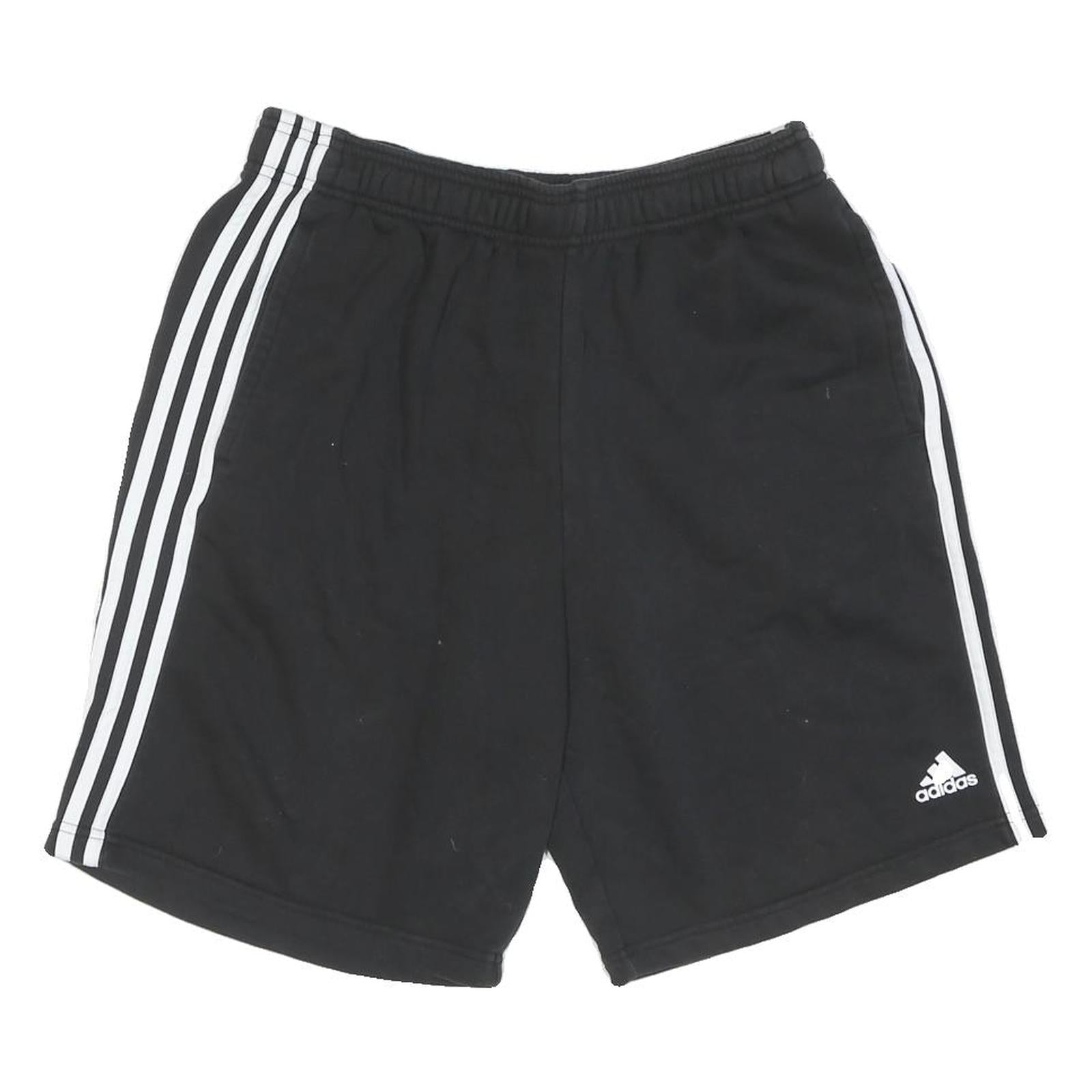 ADIDAS Mens Shorts Black Sports Casual L W30 Cotton Blend Athletic Refurbished - N/A refurbished available on Cerqular