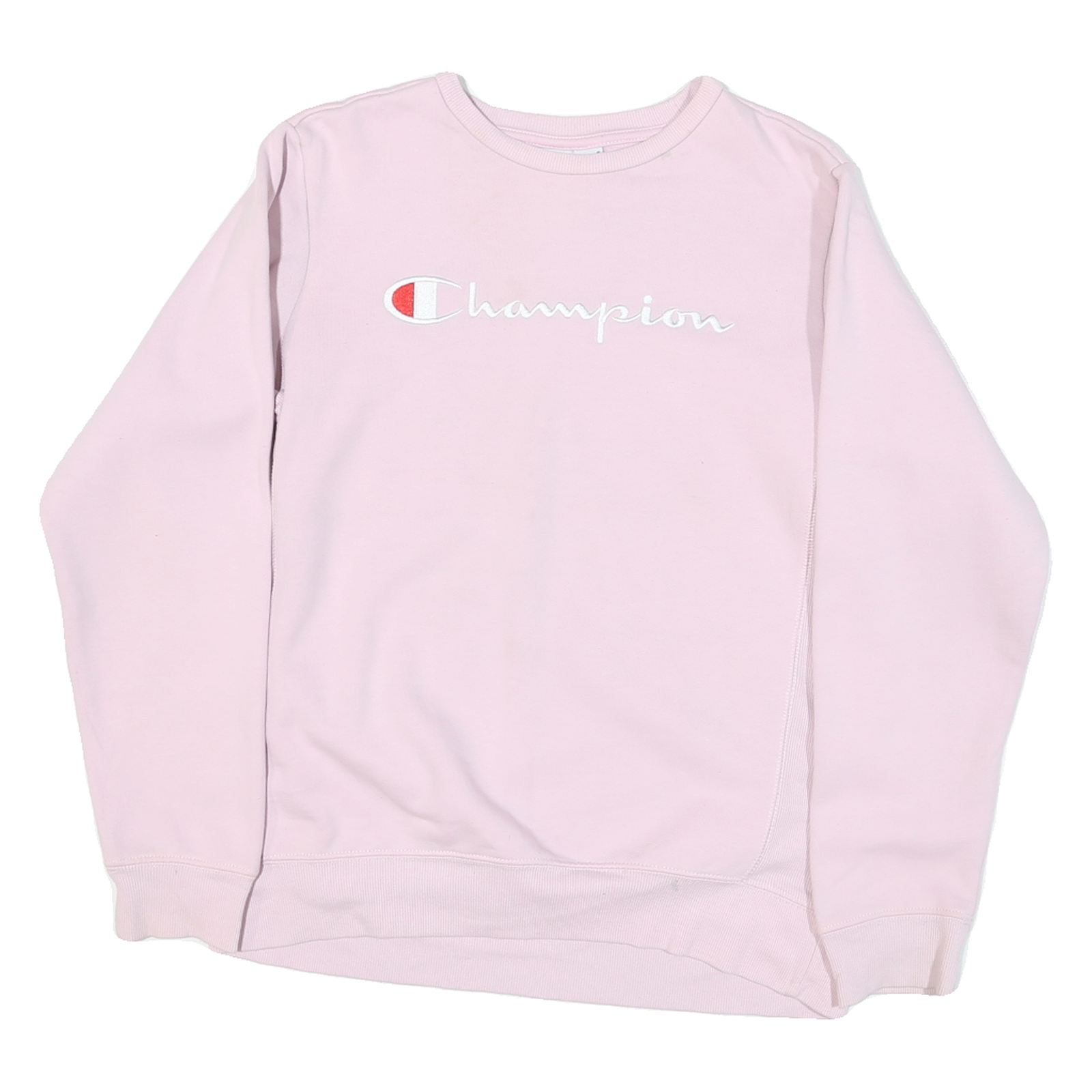Buy CHAMPION Womens Pink Cotton Blend Crew Neck XL Embroidered Logo Sweatshirt Refurbished - $32.49 CHAMPION Womens Pink Cotton Blend Crew Neck XL Embroidered Logo Sweatshirt Refurbished - N/A refurbished available on Cerqular