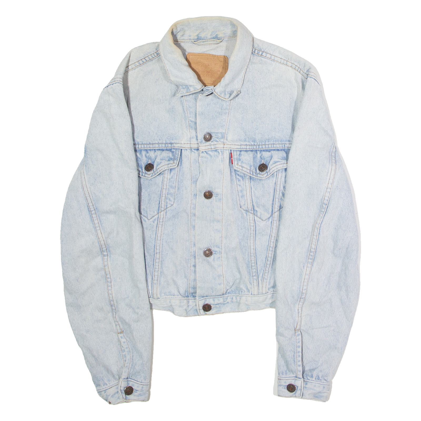 LEVI'S Womens Denim Jacket Blue S Refurbished - N/A refurbished available on Cerqular