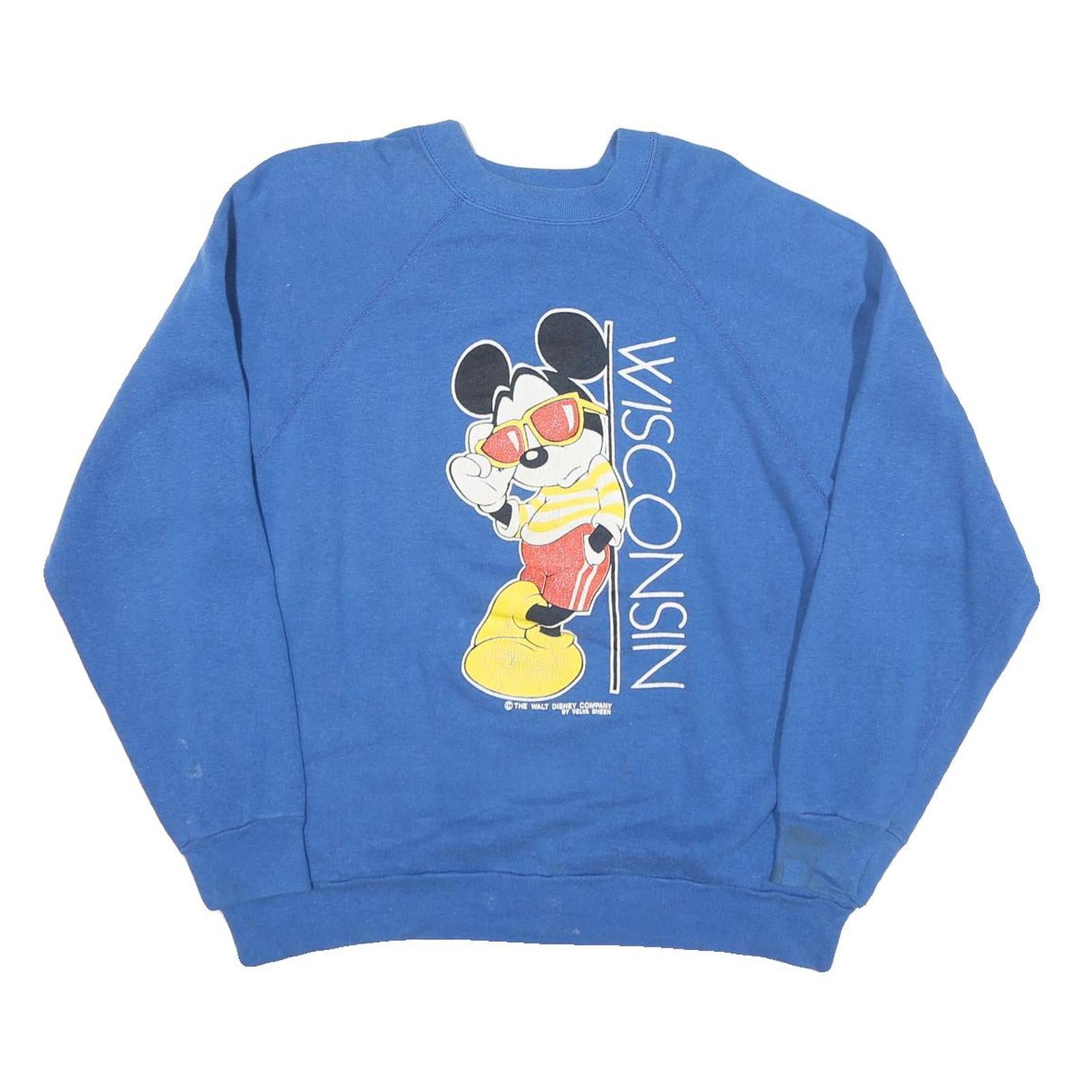 Buy VELVA SHEEN Womens Blue Mickey Mouse Crew Neck L Cotton Blend Sweatshirt Refurbished - $27.29 VELVA SHEEN Womens Blue Mickey Mouse Crew Neck L Cotton Blend Sweatshirt Refurbished - N/A refurbished available on Cerqular