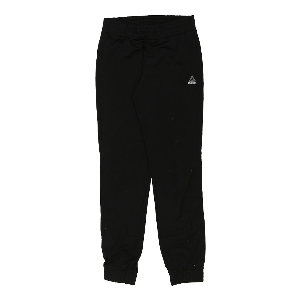 Reebok Tracksuit - Small Black Polyester Refurbished - Thrifted (note: this is a term often used to describe second- refurbished available on Cerqular