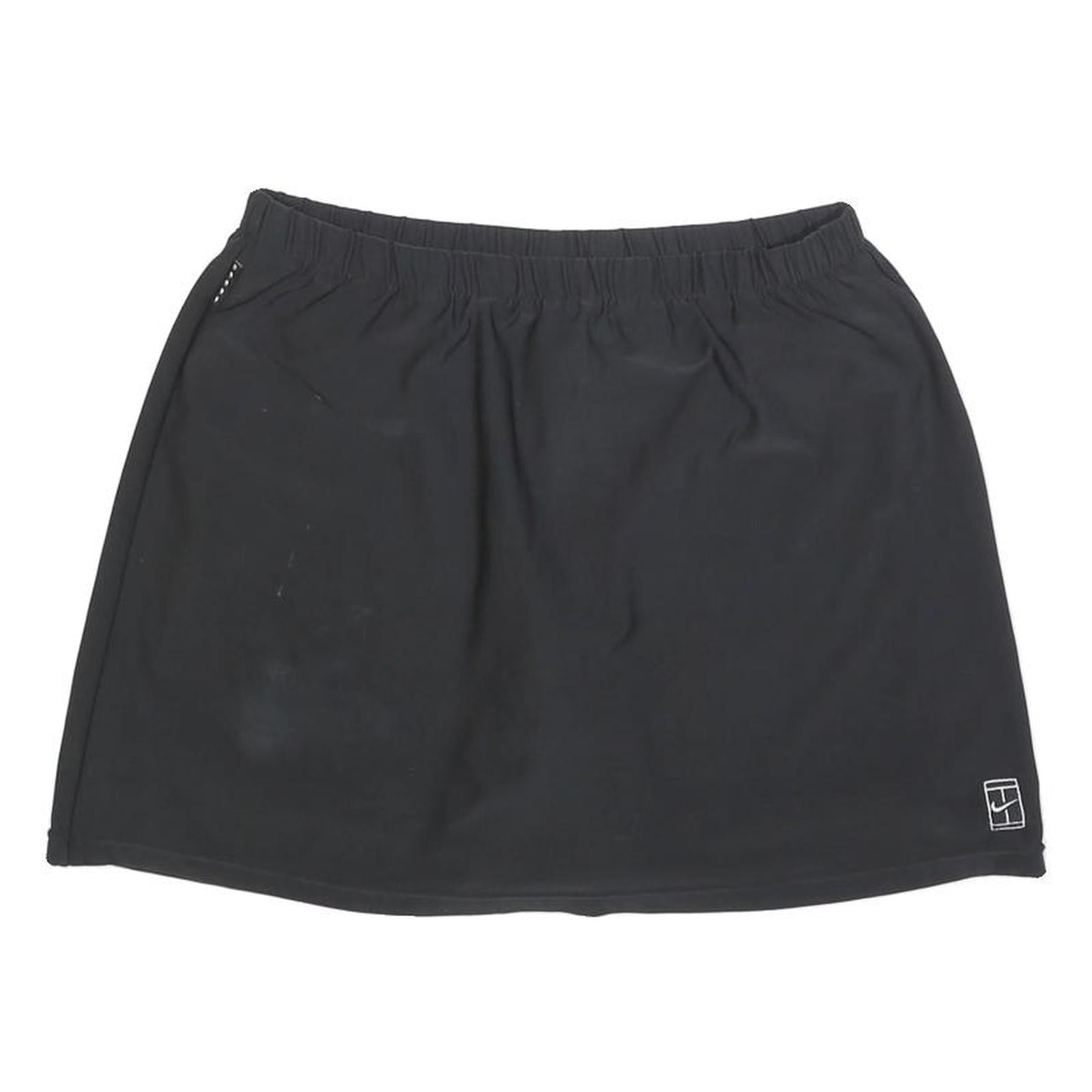 NIKE Court Womens Black Mini Polyester Skort Sports Casual Activewear Size L Refurbished - N/A refurbished available on Cerqular