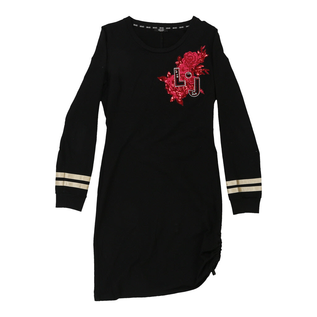 Liu Jo Dress - Medium Black Cotton Refurbished - Thrifted (note: this is a term often used to describe second- refurbished available on Cerqular