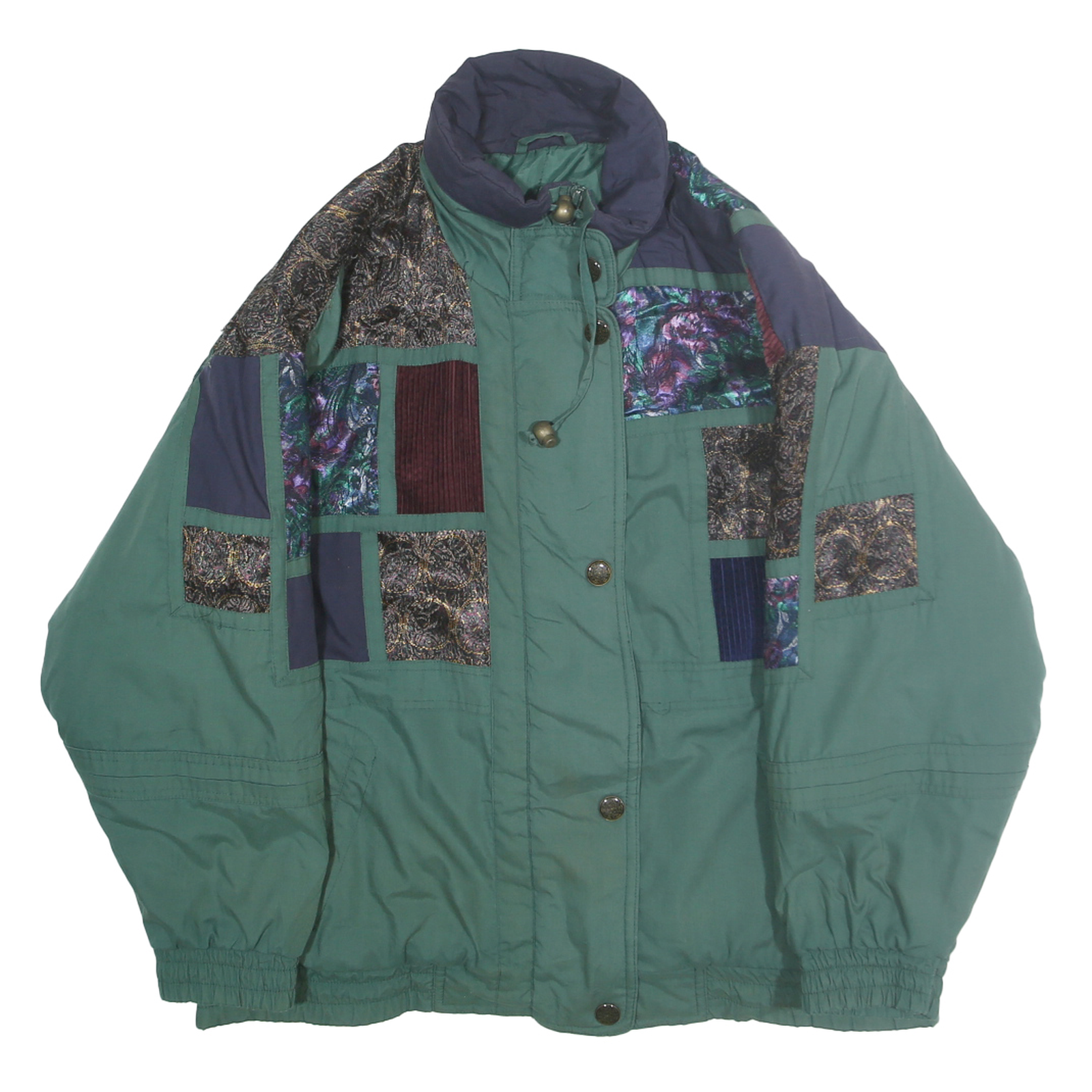 Buy PERSPECTIVE Womens Green Patchwork Zip Jacket M Polyester Blend Stylish Retro Refurbished - $28.59 PERSPECTIVE Womens Green Patchwork Zip Jacket M Polyester Blend Stylish Retro Refurbished - N/A refurbished available on Cerqular
