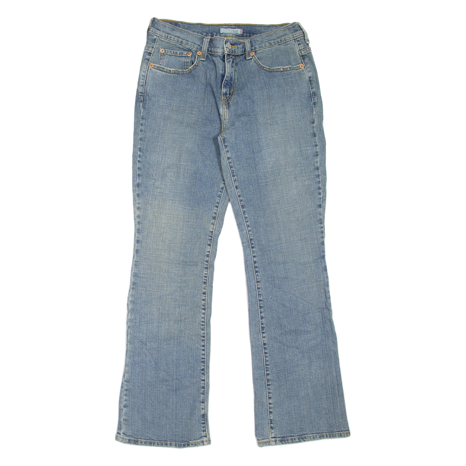 LEVI'S 515 Womens Jeans Blue Regular Bootcut Stone Wash W30 L31 Refurbished - N/A refurbished available on Cerqular