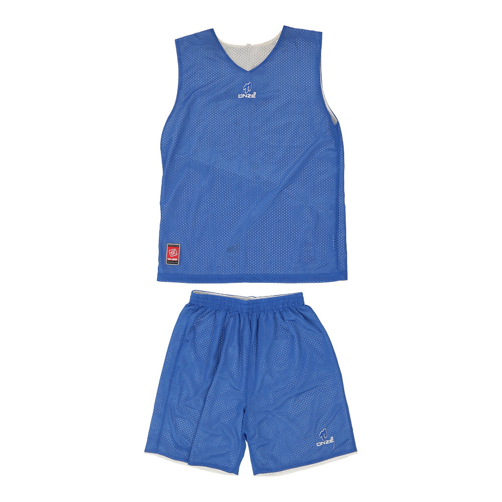 Onze Reversible Full Tracksuit - Medium Blue Polyester Refurbished - Thrifted (note: this is a term often used to describe second- refurbished available on Cerqular
