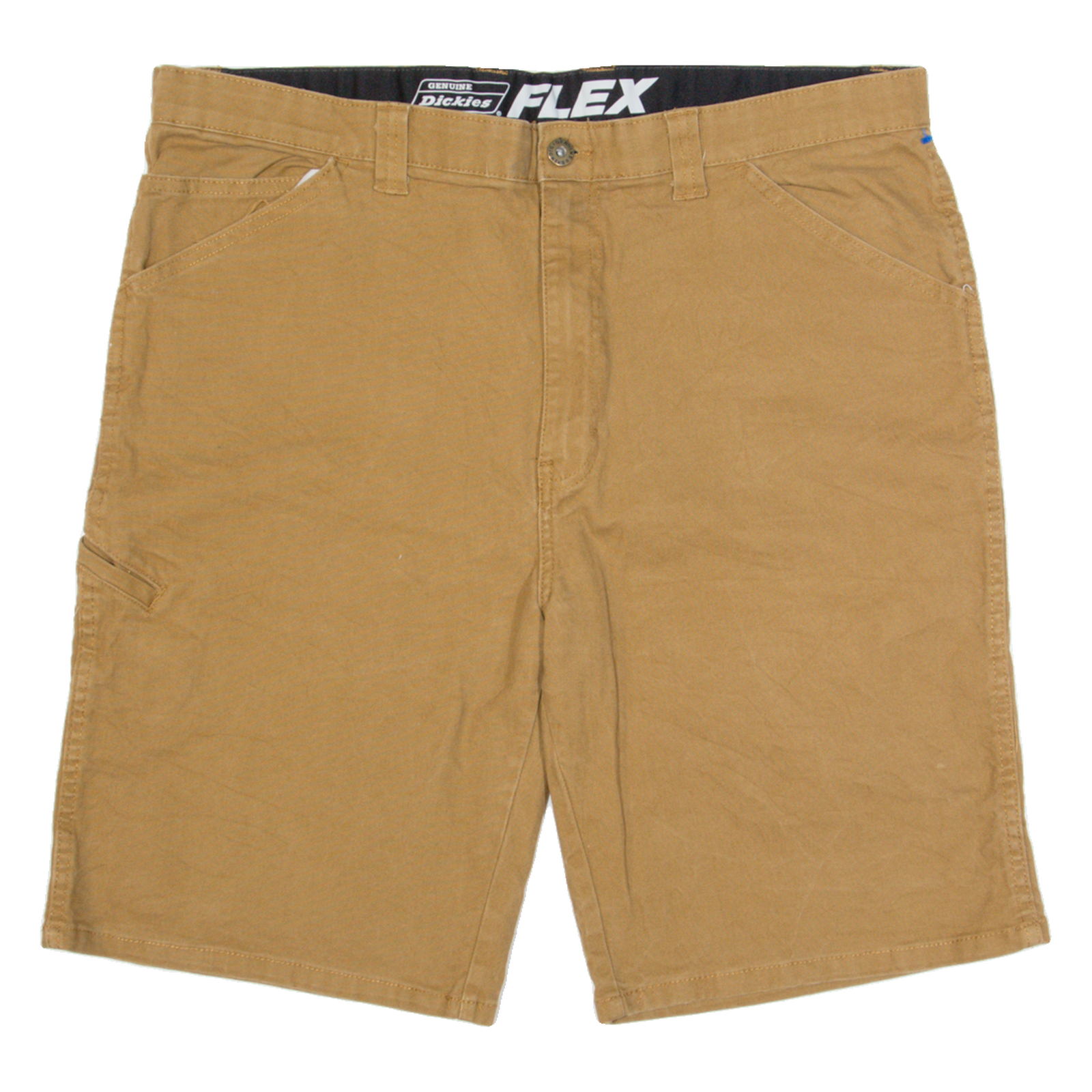 DICKIES Flex Mens Workwear Shorts Brown XL W38 Refurbished - N/A refurbished available on Cerqular