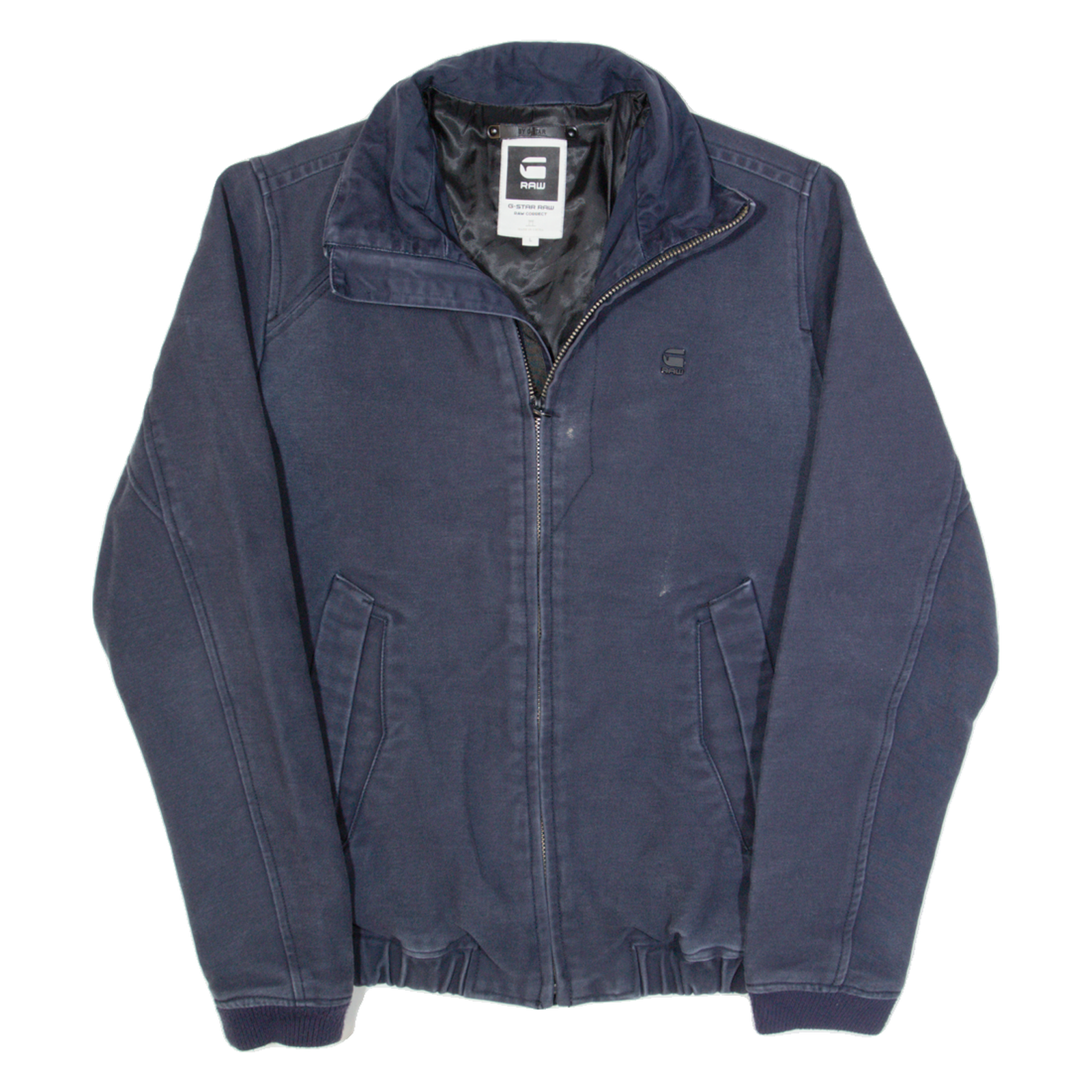 G-STAR Womens Bomber Jacket Blue L Refurbished - N/A refurbished available on Cerqular