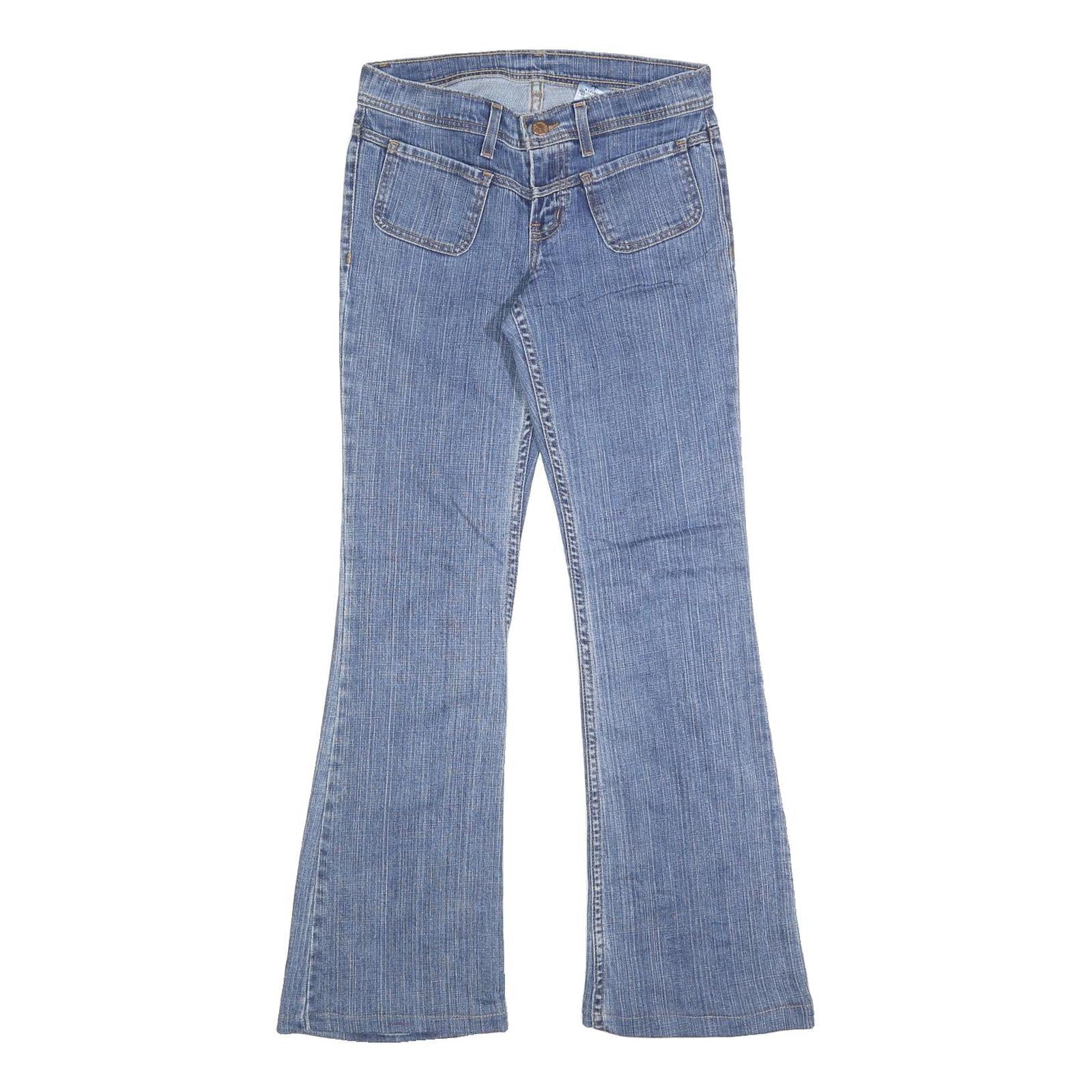 MANAGER Womens Jeans Blue Regular Flared Denim Medium W28 L29 Stylish Cotton Refurbished - N/A refurbished available on Cerqular