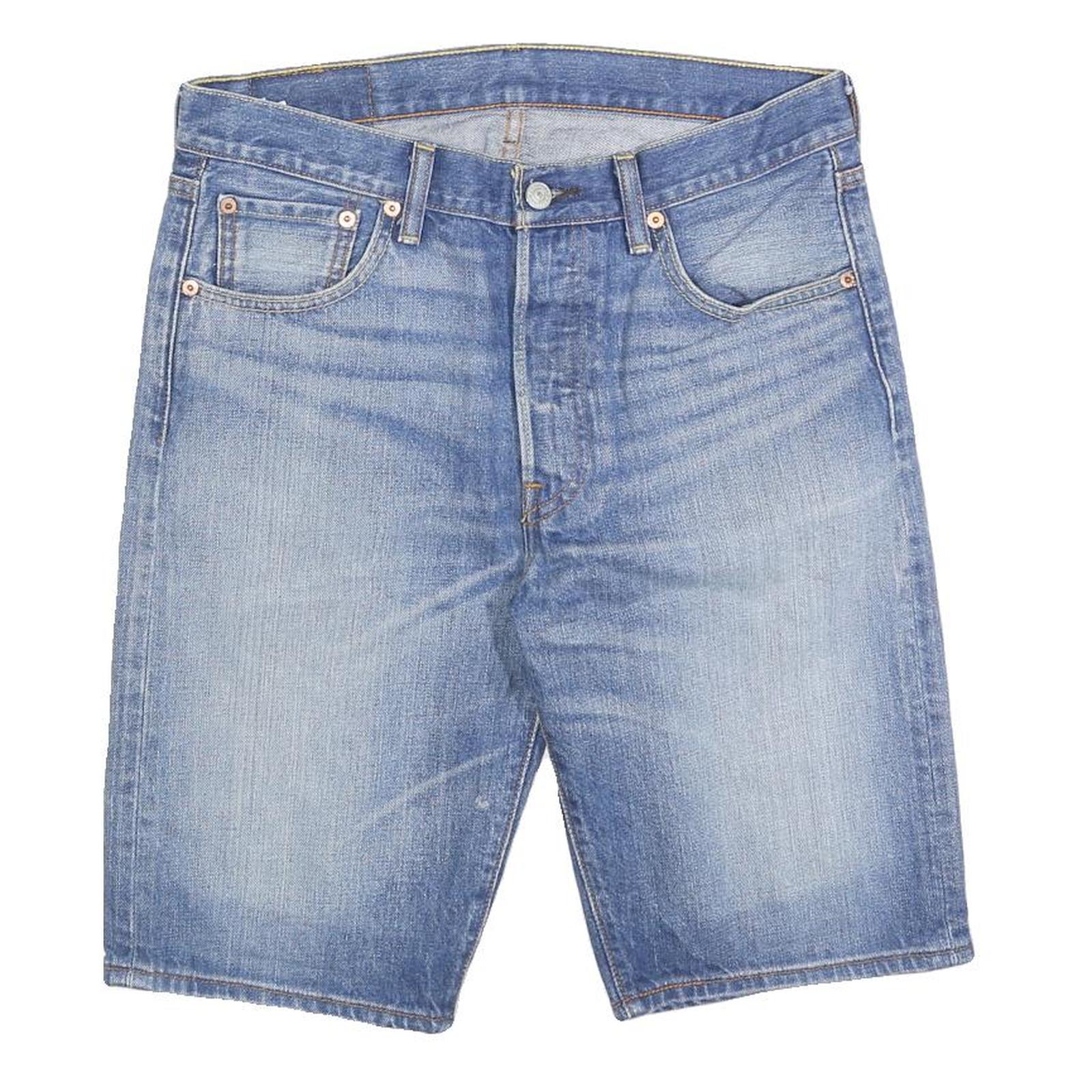 LEVI'S Womens Denim Blue Casual Shorts M W30 Classic Fit Cotton Blend Refurbished - N/A refurbished available on Cerqular