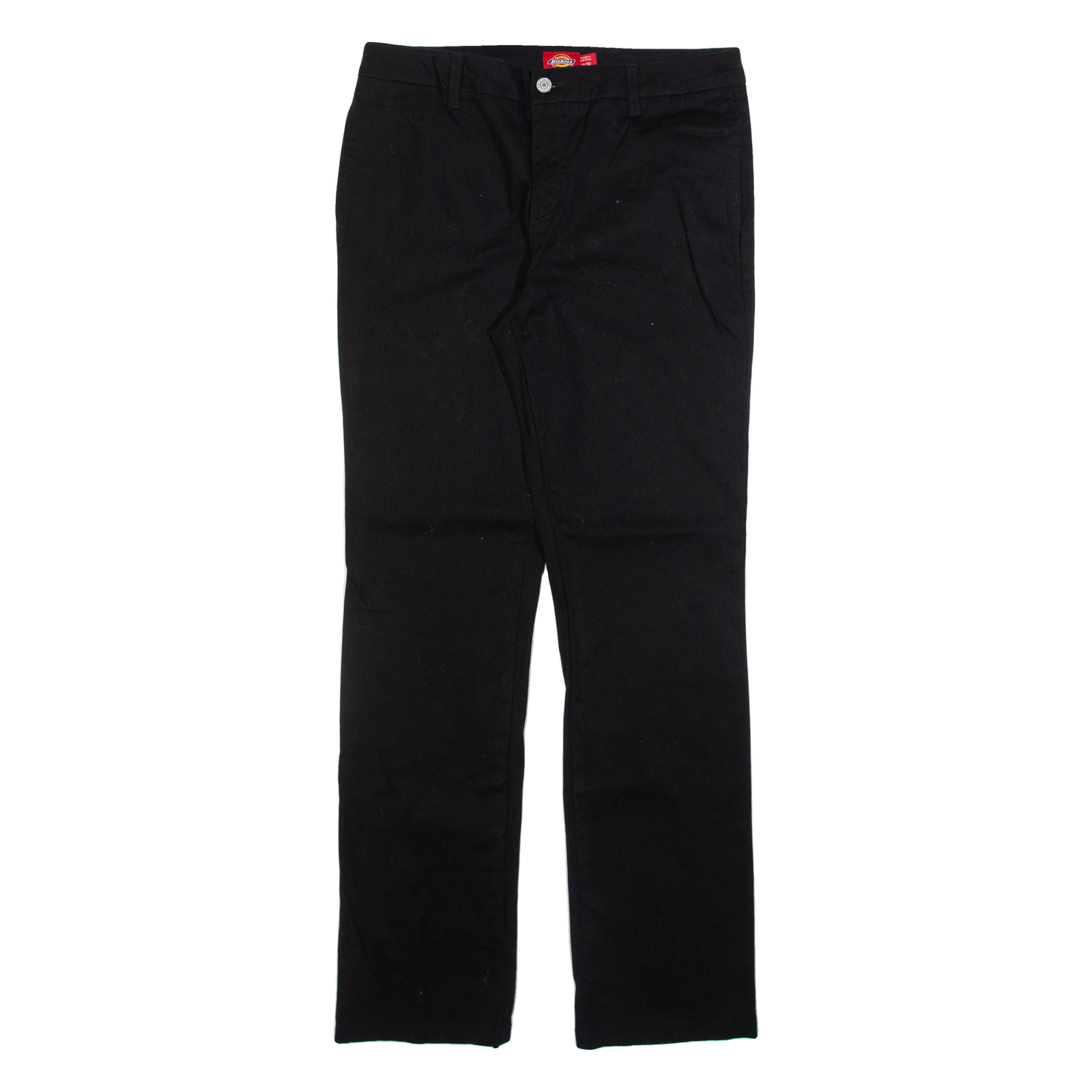DICKIES Womens Trousers Black Regular Straight W30 L32 Refurbished - N/A refurbished available on Cerqular