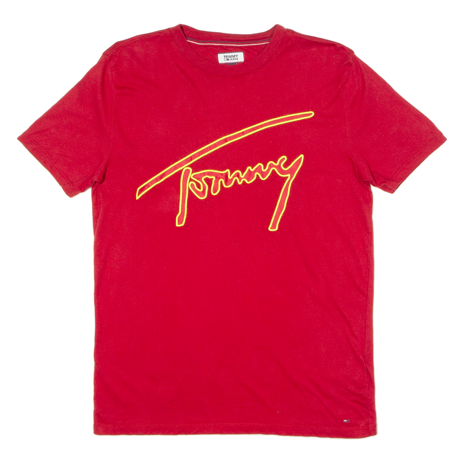 Buy TOMMY HILFIGER Mens T-Shirt Red Crew Neck S Refurbished - $16.89 TOMMY HILFIGER Mens T-Shirt Red Crew Neck S Refurbished - N/A refurbished available on Cerqular