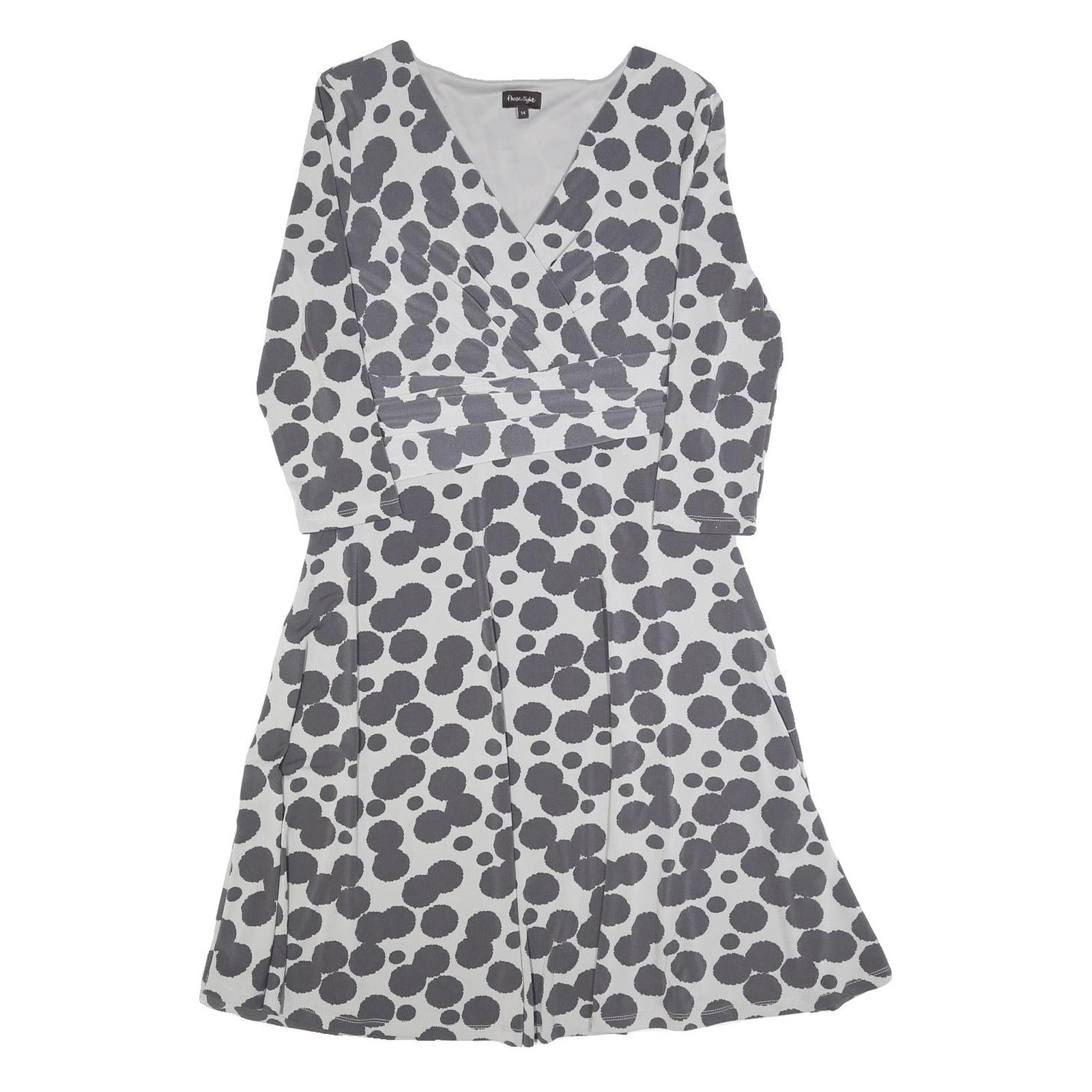 Buy PHASE EIGHT Womens Grey & Black Cotton Blend Fit & Flare Day Dress Spot Print UK Refurbished - $45.49 PHASE EIGHT Womens Grey & Black Cotton Blend Fit & Flare Day Dress Spot Print UK Refurbished - N/A refurbished available on Cerqular