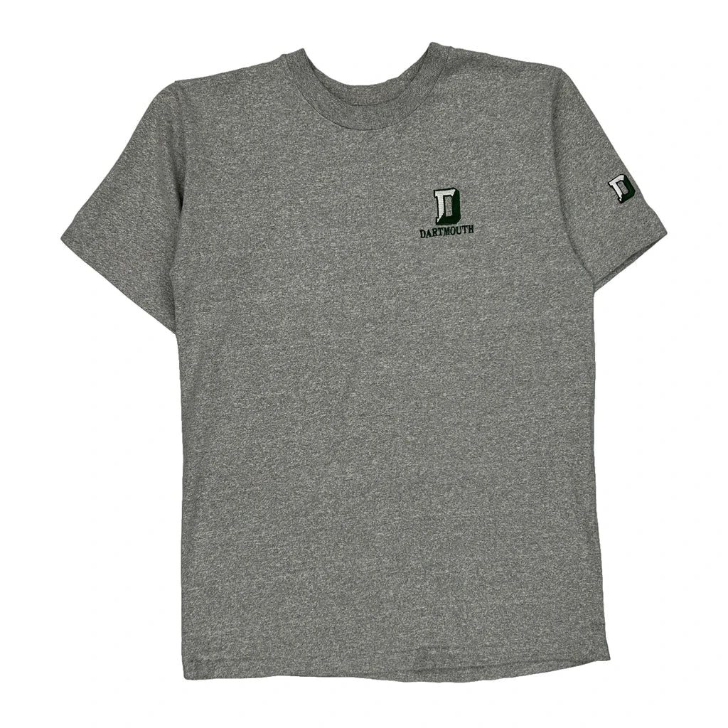 Made In USA Single Stitch Dartmouth The Cotton Exchange College T-Shirt - Medium Grey Cotton Refurbished - Thrifted (note: this is a term often used to describe second- refurbished available on Cerqular