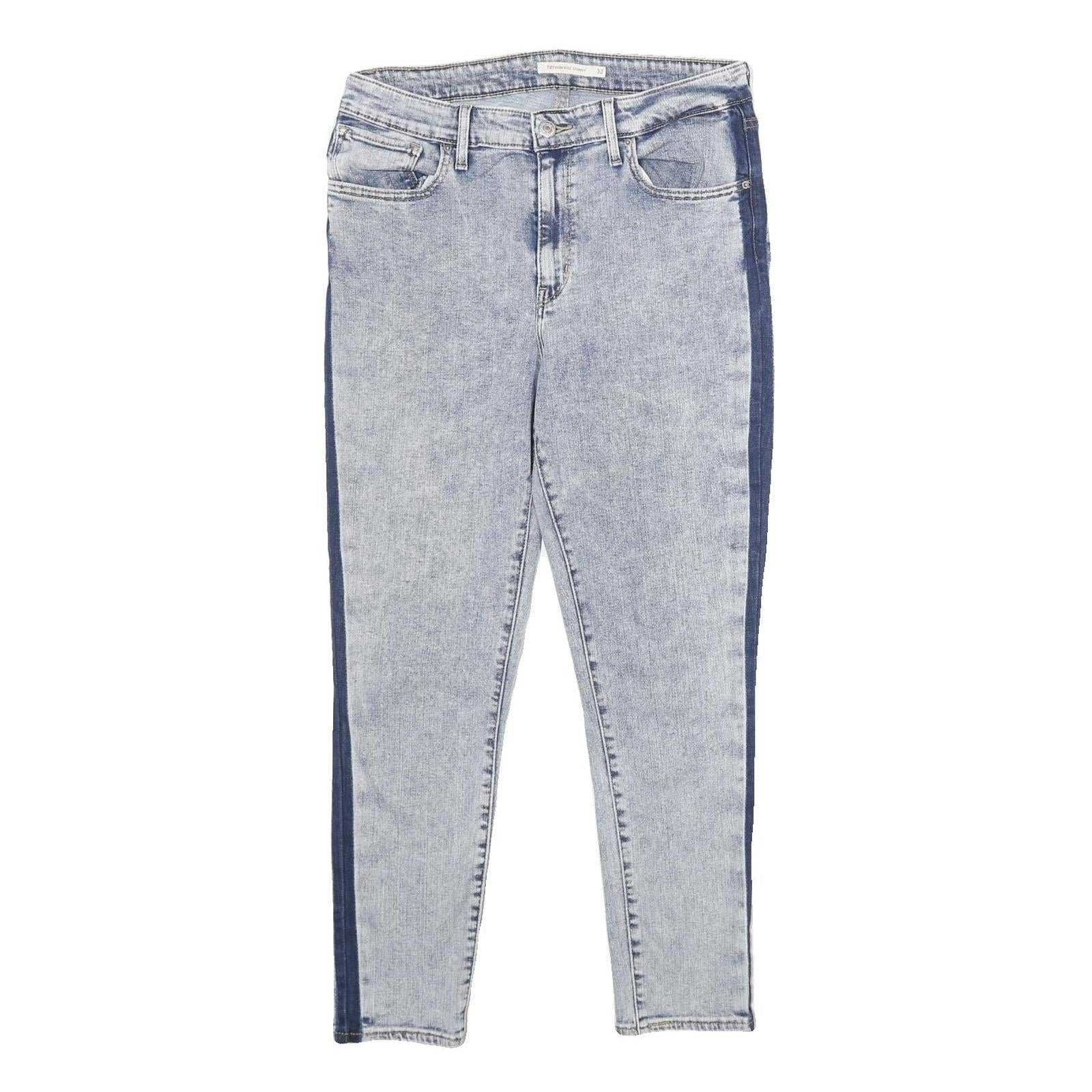 LEVI'S 721 High Rise Skinny Womens Jeans Blue Slim Skinny Denim Light W32 L28 Refurbished - N/A refurbished available on Cerqular