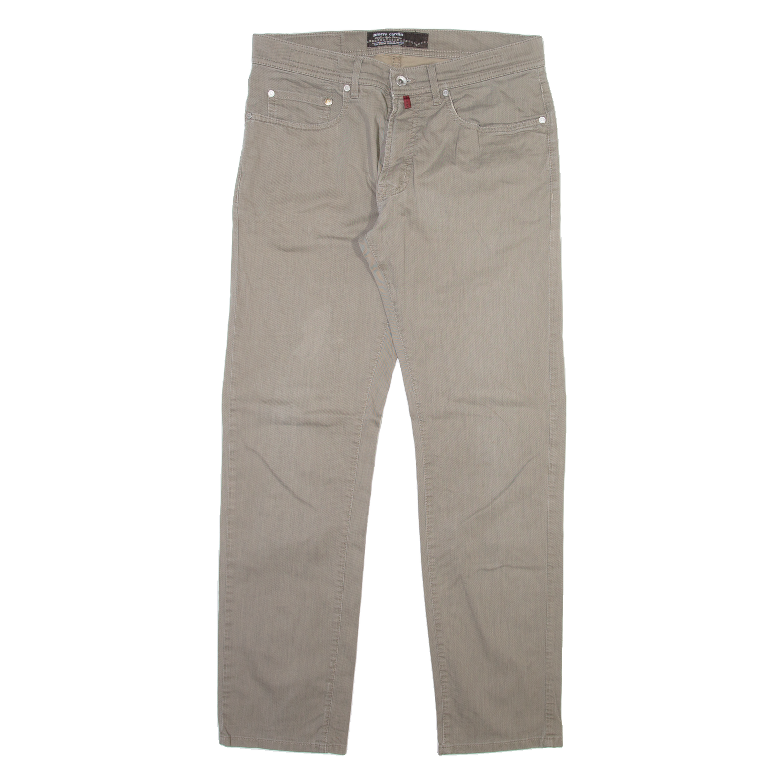 PIERRE CARDIN Mens Trousers Grey Regular Straight W31 L30 Refurbished - N/A refurbished available on Cerqular