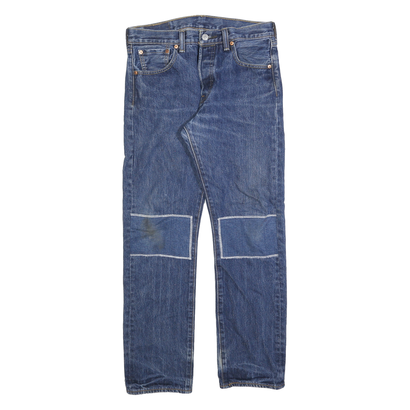 Buy LEVI'S 501 Mens Jeans Blue Regular Straight Denim Medium W30 L30 Classic Button Refurbished - $28.59 LEVI'S 501 Mens Jeans Blue Regular Straight Denim Medium W30 L30 Classic Button Refurbished - N/A refurbished available on Cerqular