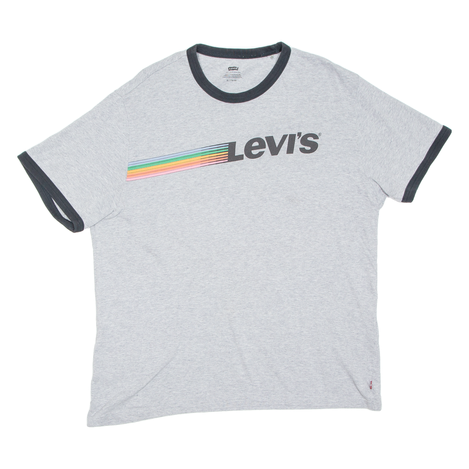 LEVI'S Womens T-Shirt Grey XL Refurbished - N/A refurbished available on Cerqular