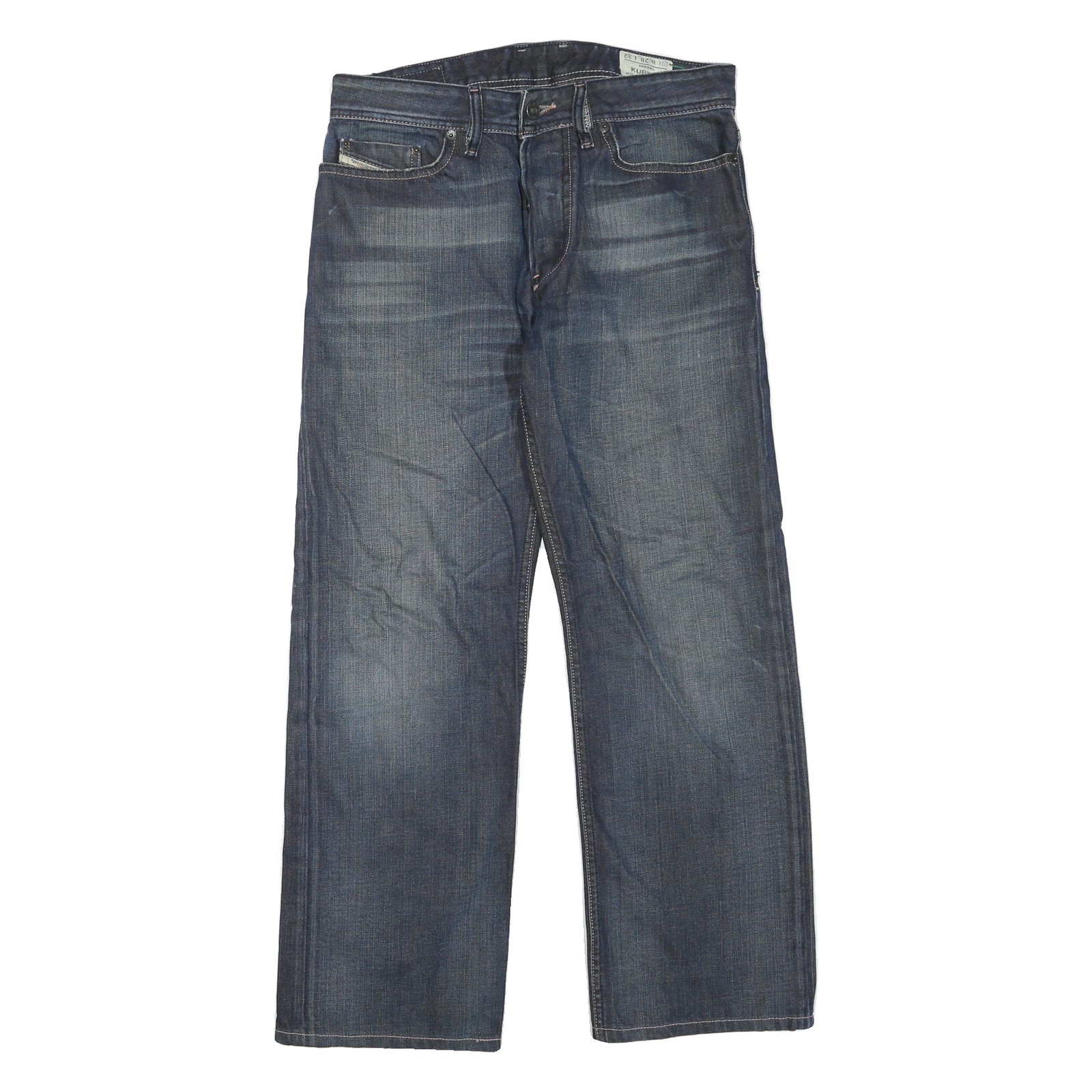 DIESEL Womens Regular Blue Denim Jeans W28 L28 Classic Zip Cotton Blend Refurbished - N/A refurbished available on Cerqular