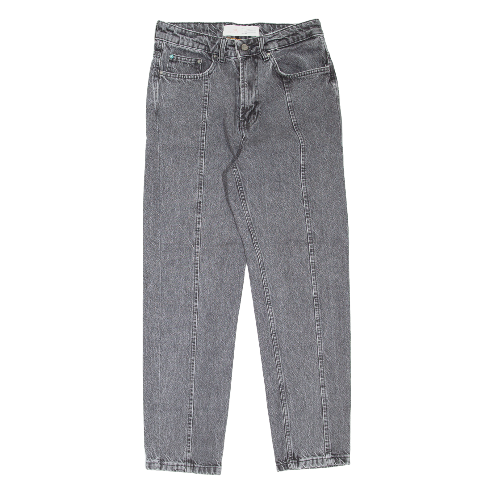 CATCH Mens Jeans Grey Regular Tapered W30 L28 Refurbished - N/A refurbished available on Cerqular