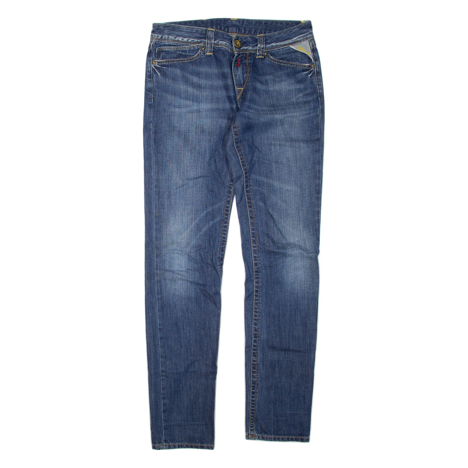 REPLAY Womens Jeans Blue Regular Straight Stone Wash W30 L33 Refurbished - N/A refurbished available on Cerqular