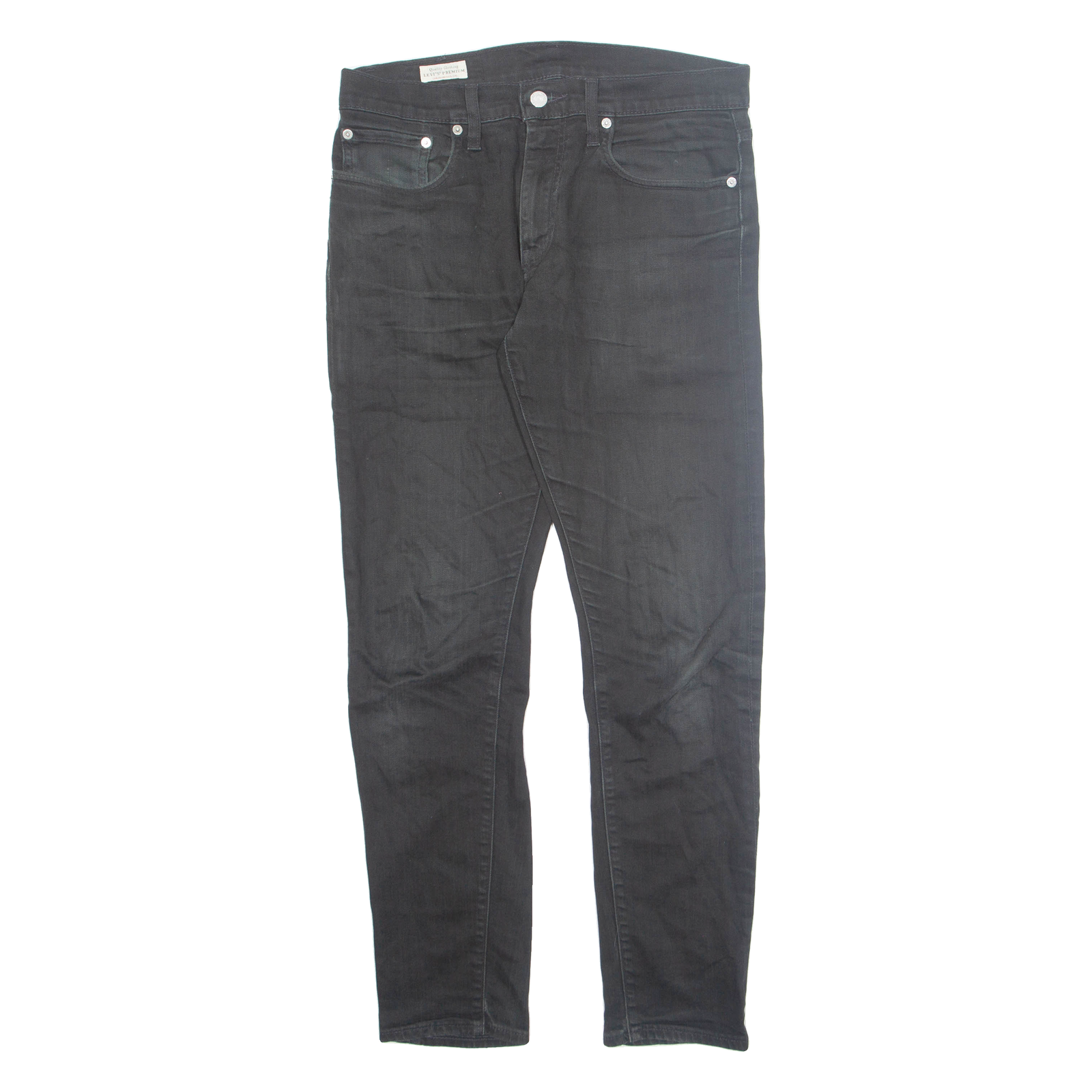 LEVI'S 512 BIG E Jeans Mens Black Slim Tapered Stone Wash W31 L28 Refurbished - N/A refurbished available on Cerqular