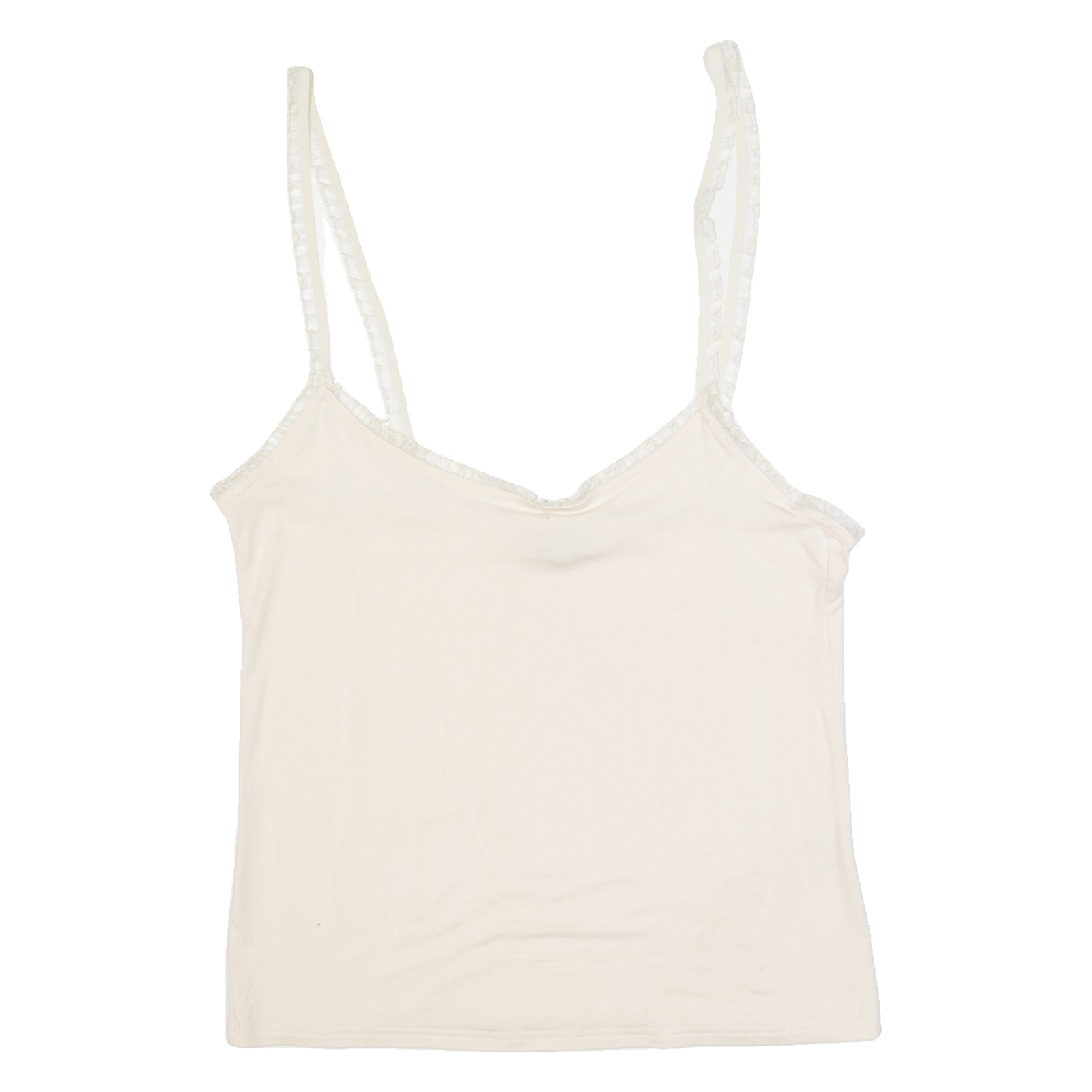 PHASE EIGHT Womens Camisole Top Beige V-Neck Sleeveless UK 14 Refurbished - N/A refurbished available on Cerqular