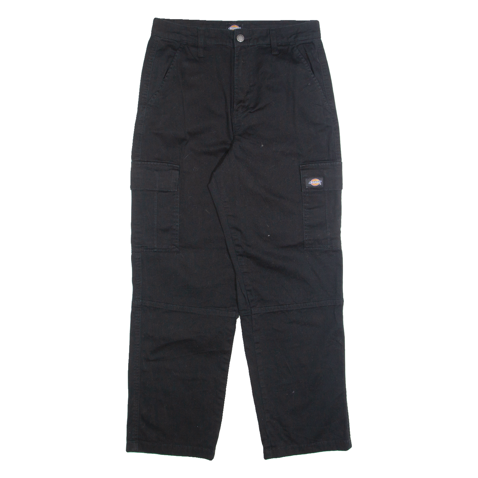 DICKIES Cargo Mens Trousers Black Regular Straight W30 L27 Refurbished - N/A refurbished available on Cerqular