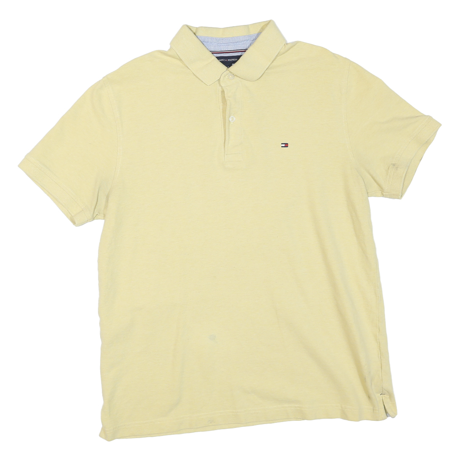 Buy TOMMY HILFIGER Mens Yellow Polo Shirt Short Sleeve Cotton Blend L Casual Wear Refurbished - $28.59 TOMMY HILFIGER Mens Yellow Polo Shirt Short Sleeve Cotton Blend L Casual Wear Refurbished - N/A refurbished available on Cerqular