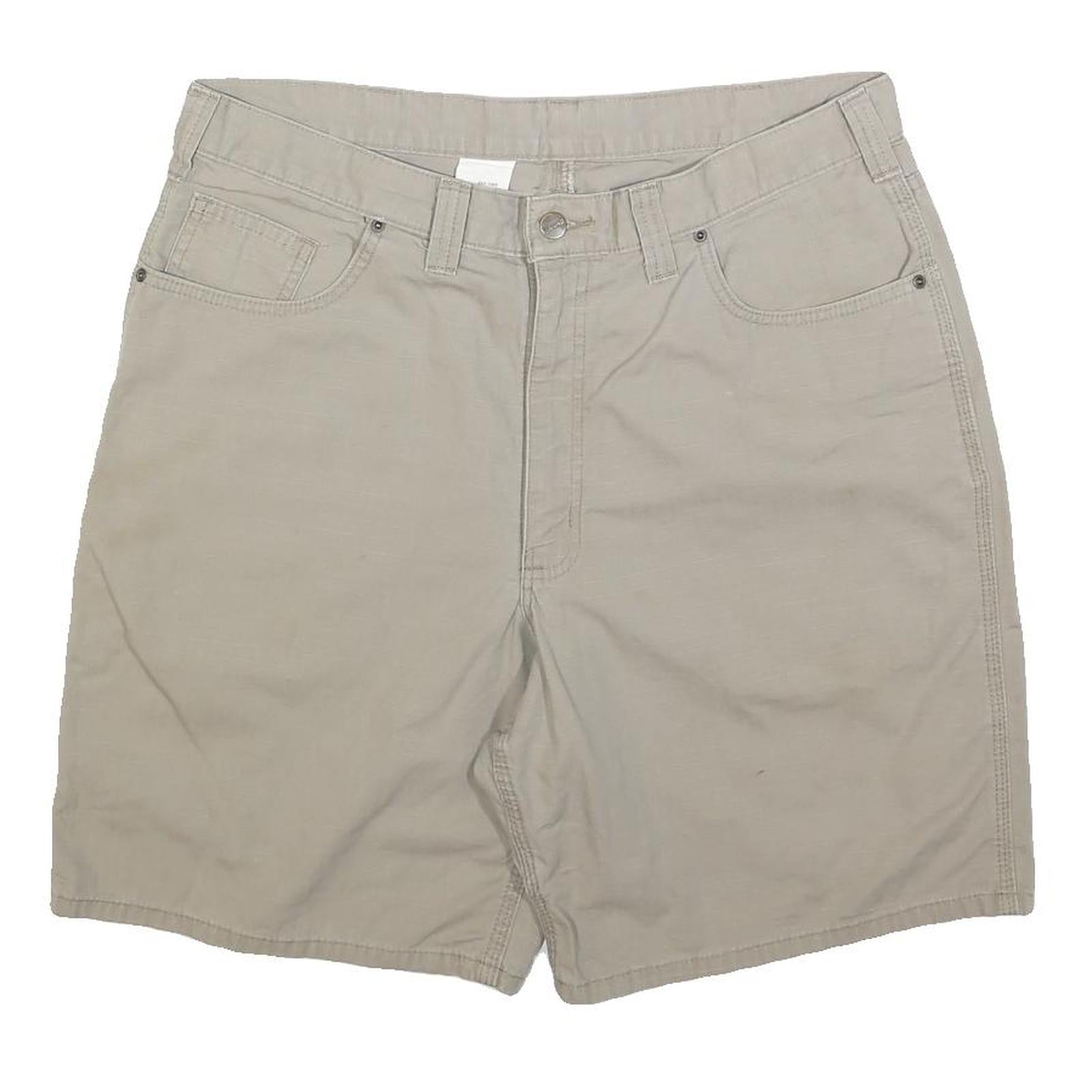 CARHARTT Mens Shorts Beige Casual L W36 Cotton Blend Comfort Style Refurbished - N/A refurbished available on Cerqular