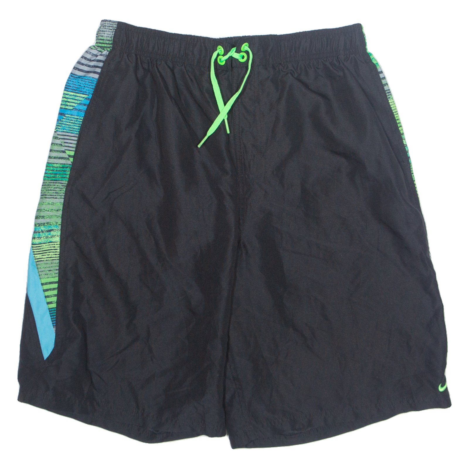 NIKE Mesh Lined Mens Swimming Shorts Black Relaxed L W30 Refurbished - N/A refurbished available on Cerqular