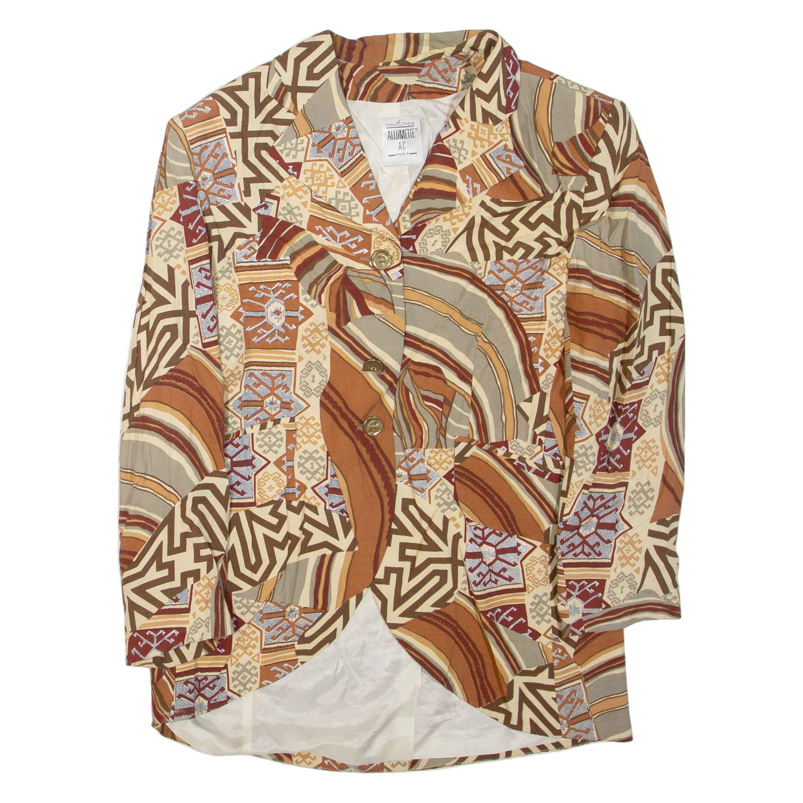 Buy ALLUMETTE COLLECTION Womens Blazer Jacket Brown Crazy Pattern M Refurbished - $46.79 ALLUMETTE COLLECTION Womens Blazer Jacket Brown Crazy Pattern M Refurbished - N/A refurbished available on Cerqular