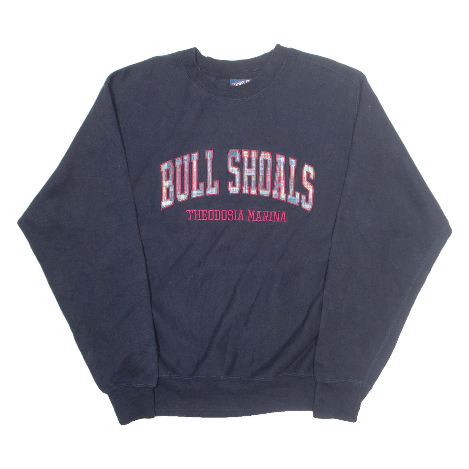 Buy MV SPORT Bull Shoals Mens Sweatshirt Blue Crew Neck 90s USA M Refurbished - $27.29 MV SPORT Bull Shoals Mens Sweatshirt Blue Crew Neck 90s USA M Refurbished - N/A refurbished available on Cerqular