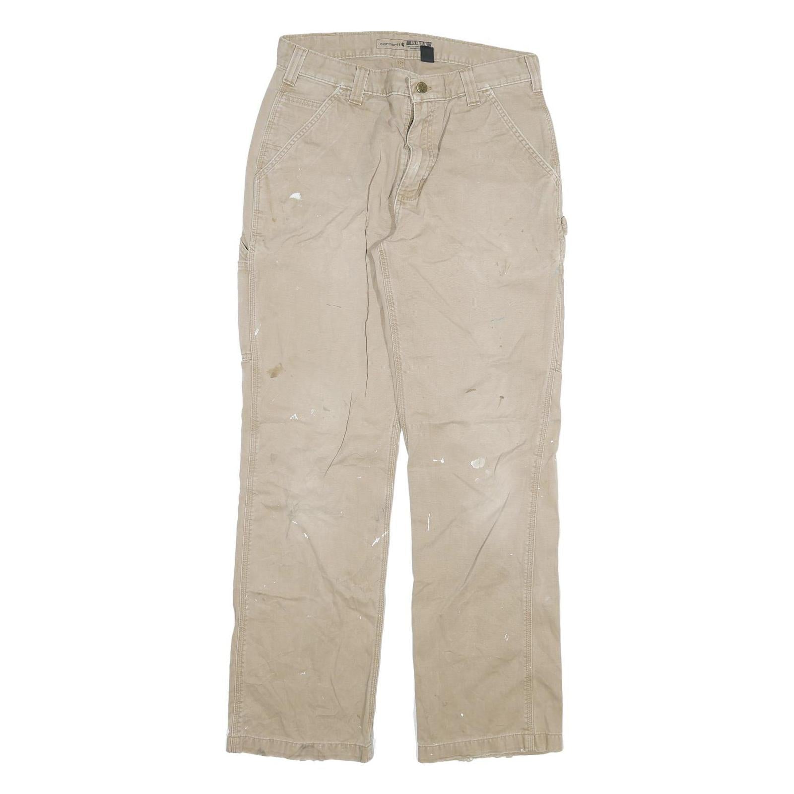 Buy CARHARTT Mens Jeans Beige Relaxed Straight Denim W32 L31 Workwear Painter Refurbished - $49.39 CARHARTT Mens Jeans Beige Relaxed Straight Denim W32 L31 Workwear Painter Refurbished - N/A refurbished available on Cerqular