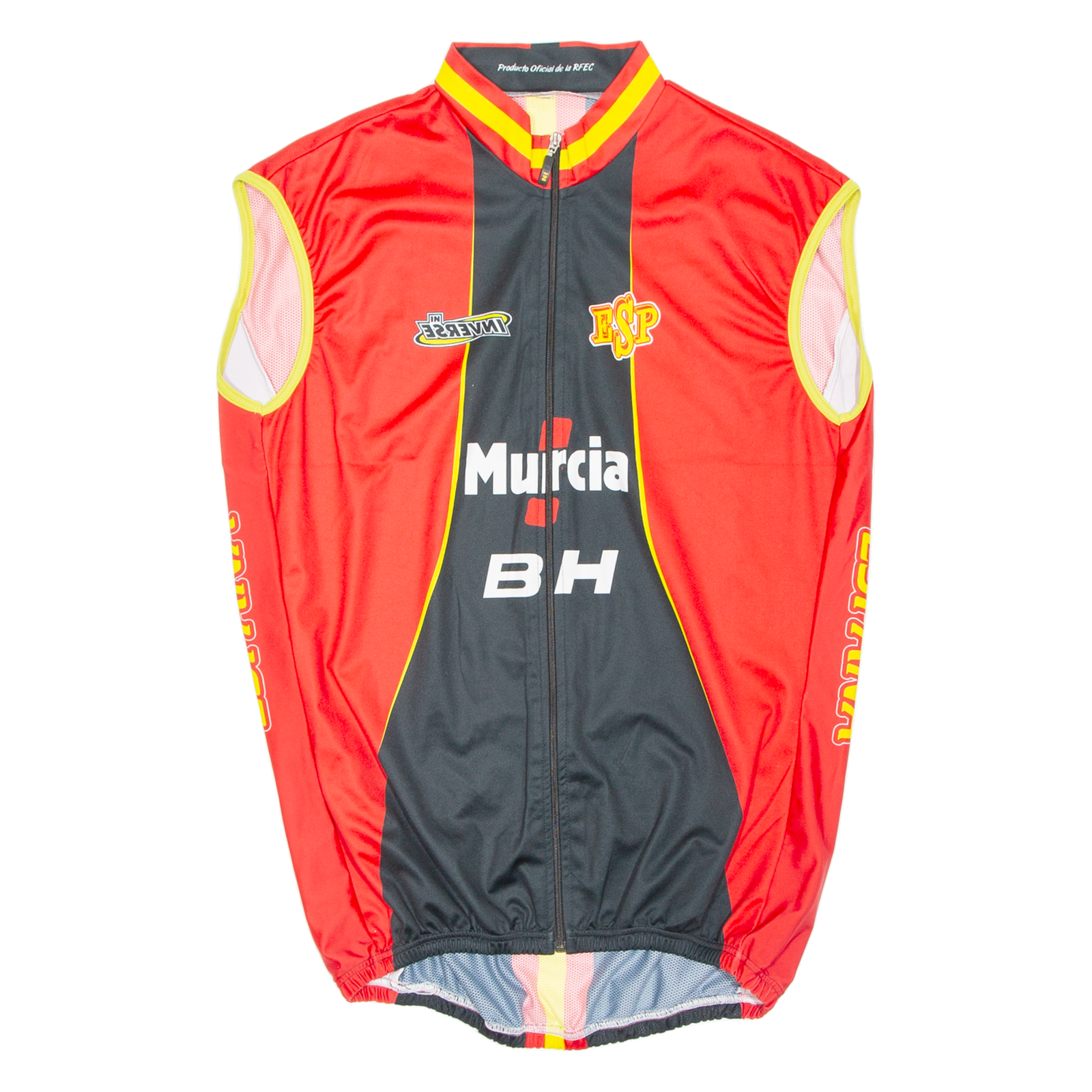 Cycling Mens Jersey Red Sleeveless Full Zip XL Refurbished - N/A refurbished available on Cerqular