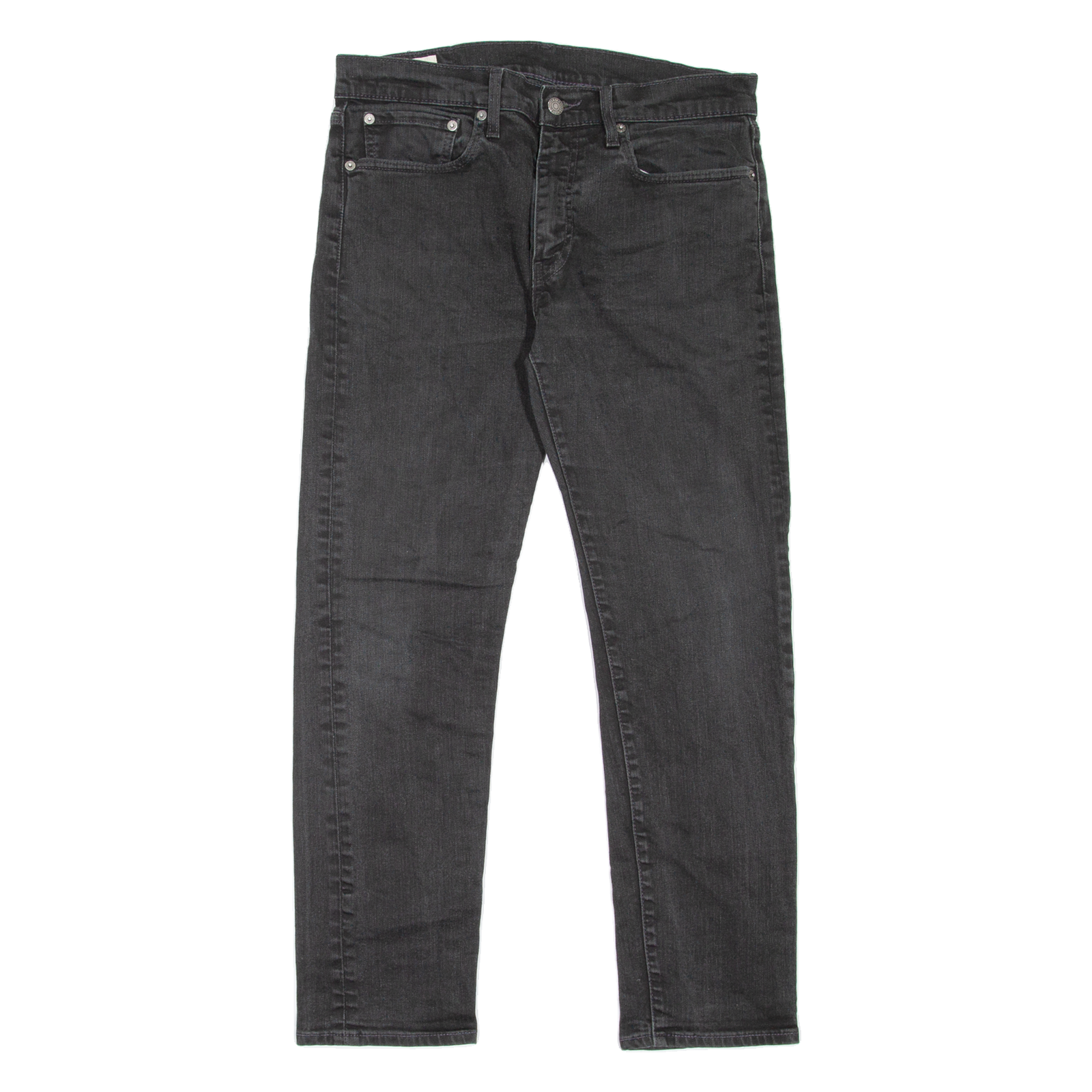LEVI'S 502 Jeans BIG E Mens Black Regular Tapered W32 L27 Refurbished - N/A refurbished available on Cerqular