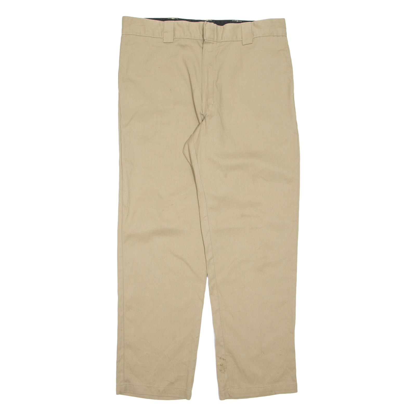 DICKIES Chino Mens Trousers Beige Regular Straight W36 L31 Refurbished - N/A refurbished available on Cerqular