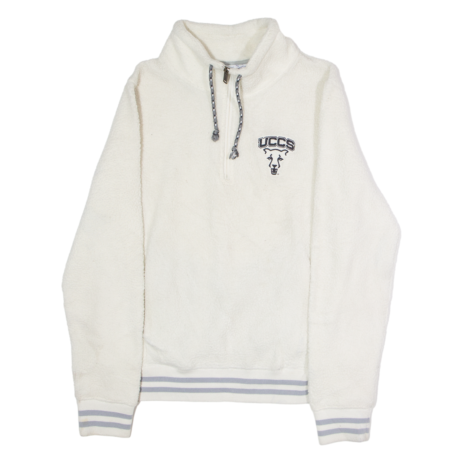 CHAMPION UCCS Womens Fleece Cream 1/4 Zip M Refurbished - N/A refurbished available on Cerqular