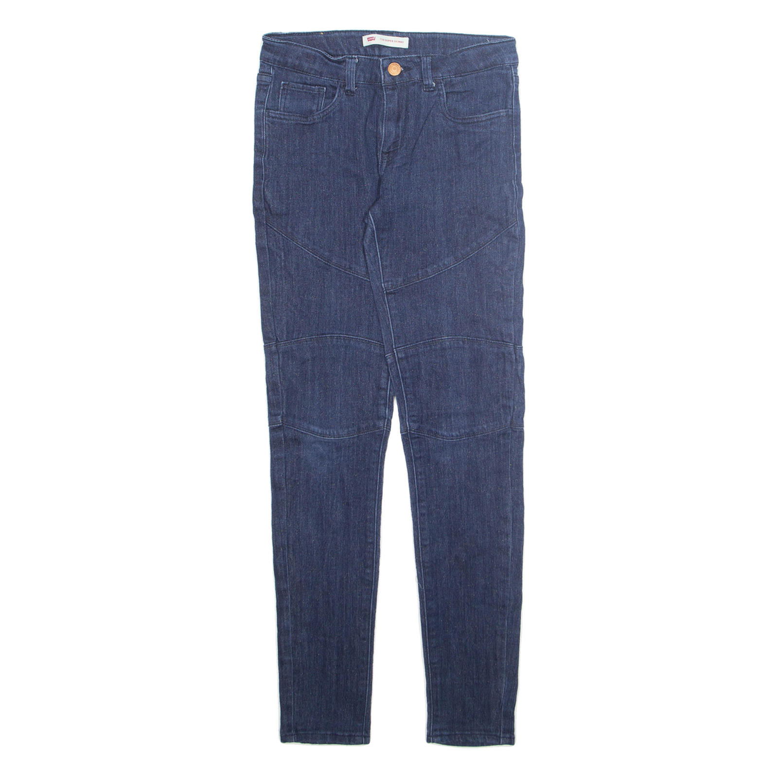 LEVI'S Womens Jeans Blue Regular Skinny W26 L27 Refurbished - N/A refurbished available on Cerqular