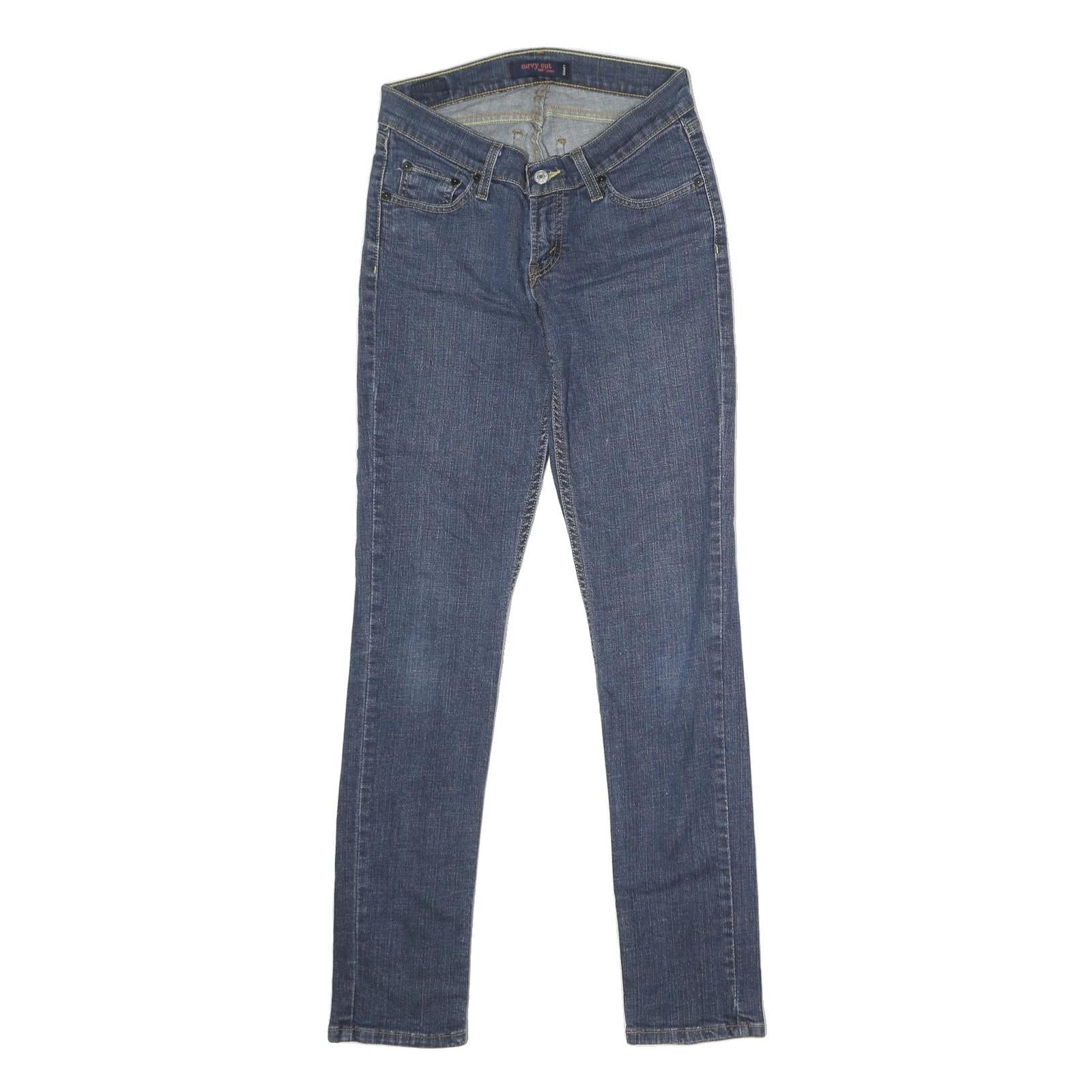 LEVI'S Mens Slim Blue Denim Slim Jeans W26 L32 Classic Cotton Zip Pockets Refurbished - N/A refurbished available on Cerqular