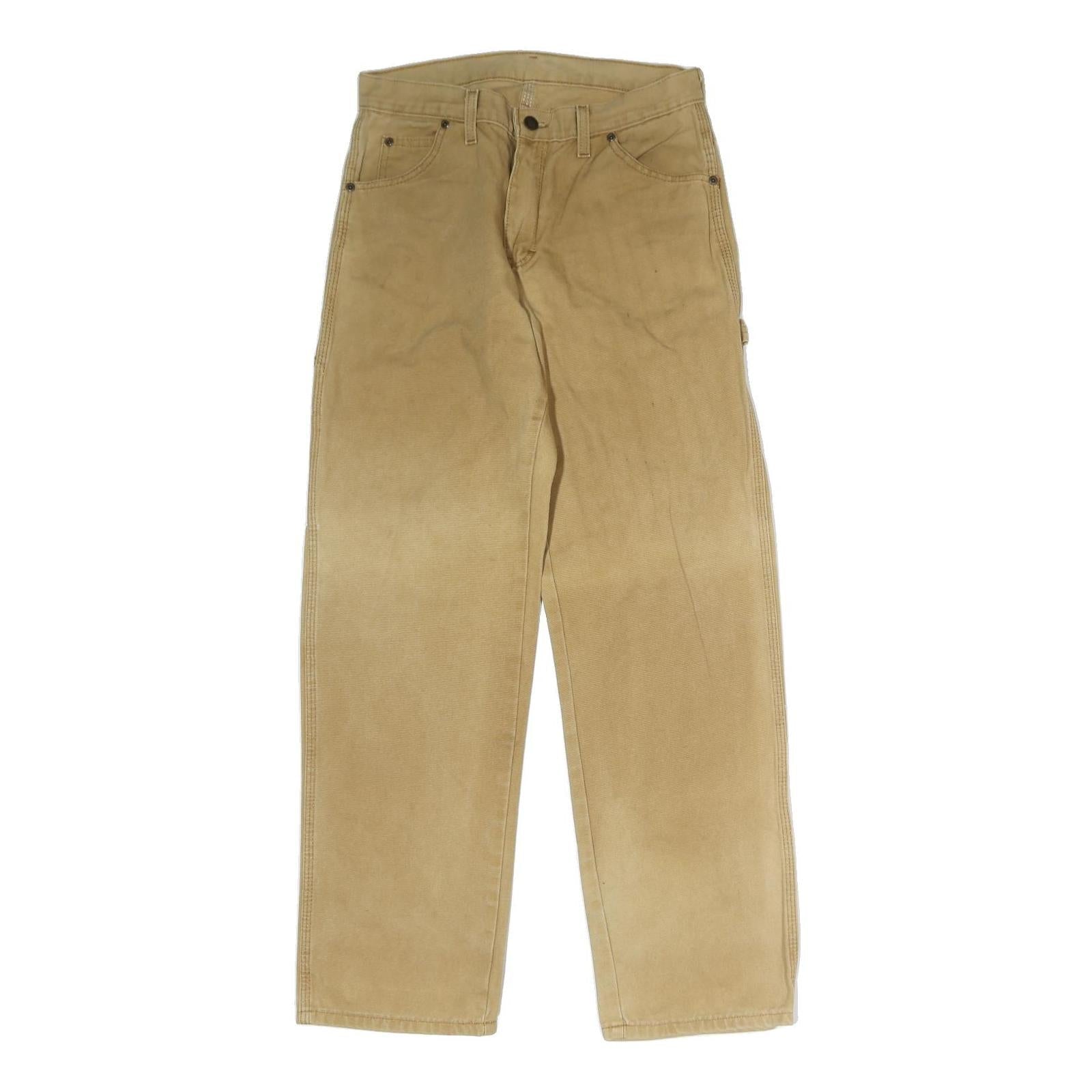 DICKIES Mens Jeans Beige Regular Straight Denim W30 L30 Workwear Zip Closure Refurbished - N/A refurbished available on Cerqular