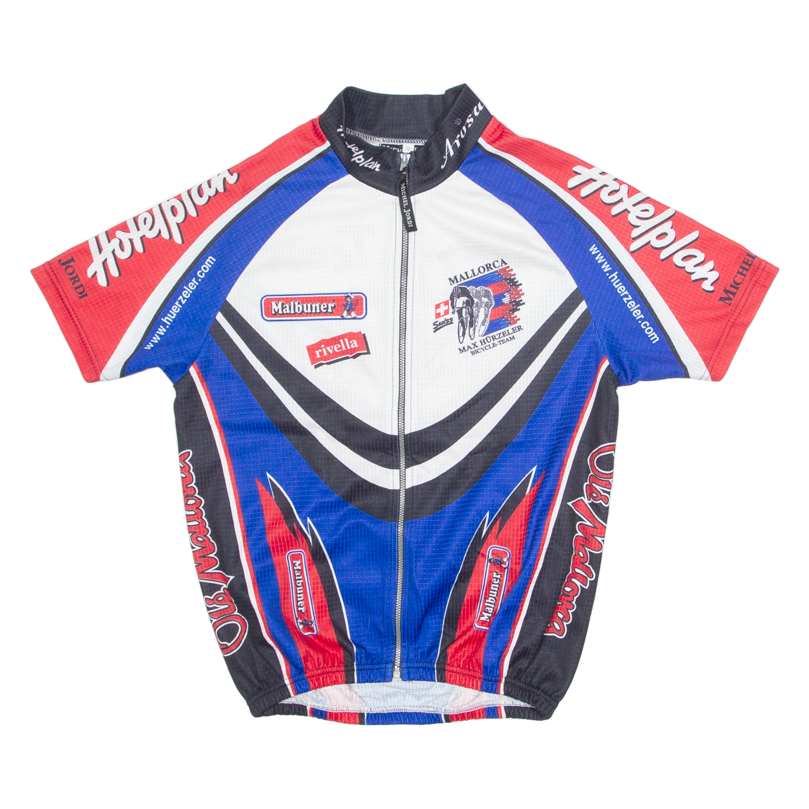 HUERZELER Cycling Mens Jersey Blue 1/4 Zip S Refurbished - N/A refurbished available on Cerqular