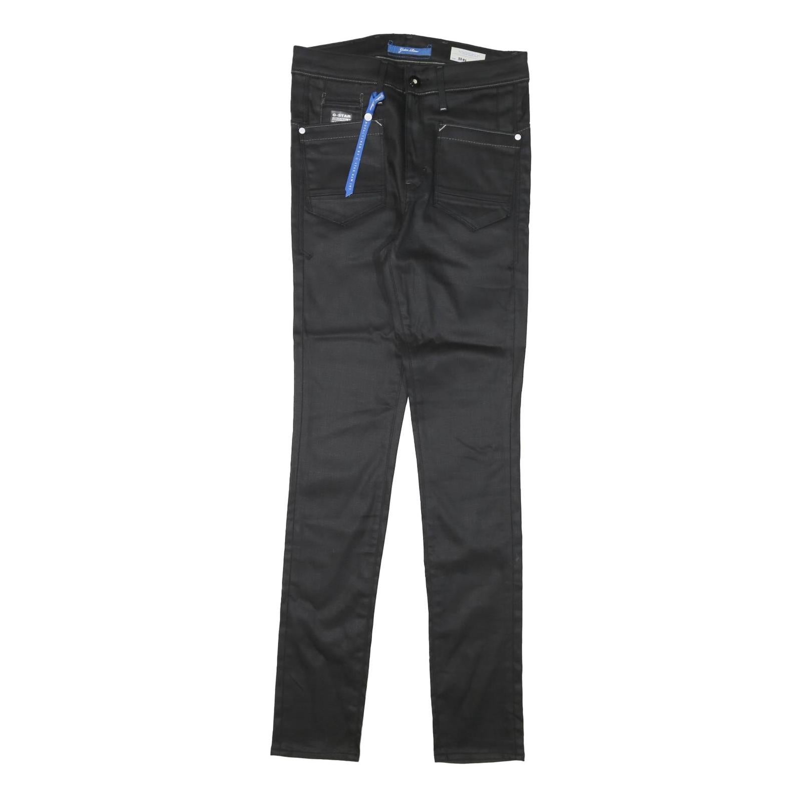 Buy G-STAR Mens Cotton Blend Black Slim Skinny Trousers W28 L33 Stylish Zip Closure Refurbished - $49.39 G-STAR Mens Cotton Blend Black Slim Skinny Trousers W28 L33 Stylish Zip Closure Refurbished - N/A refurbished available on Cerqular