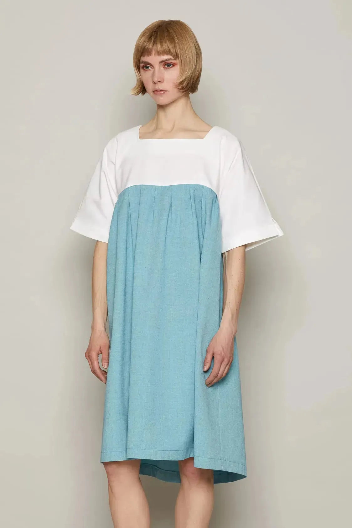 Cher Ami Dress (Blue) | size: 4XL Refurbished - N/A refurbished available on Cerqular