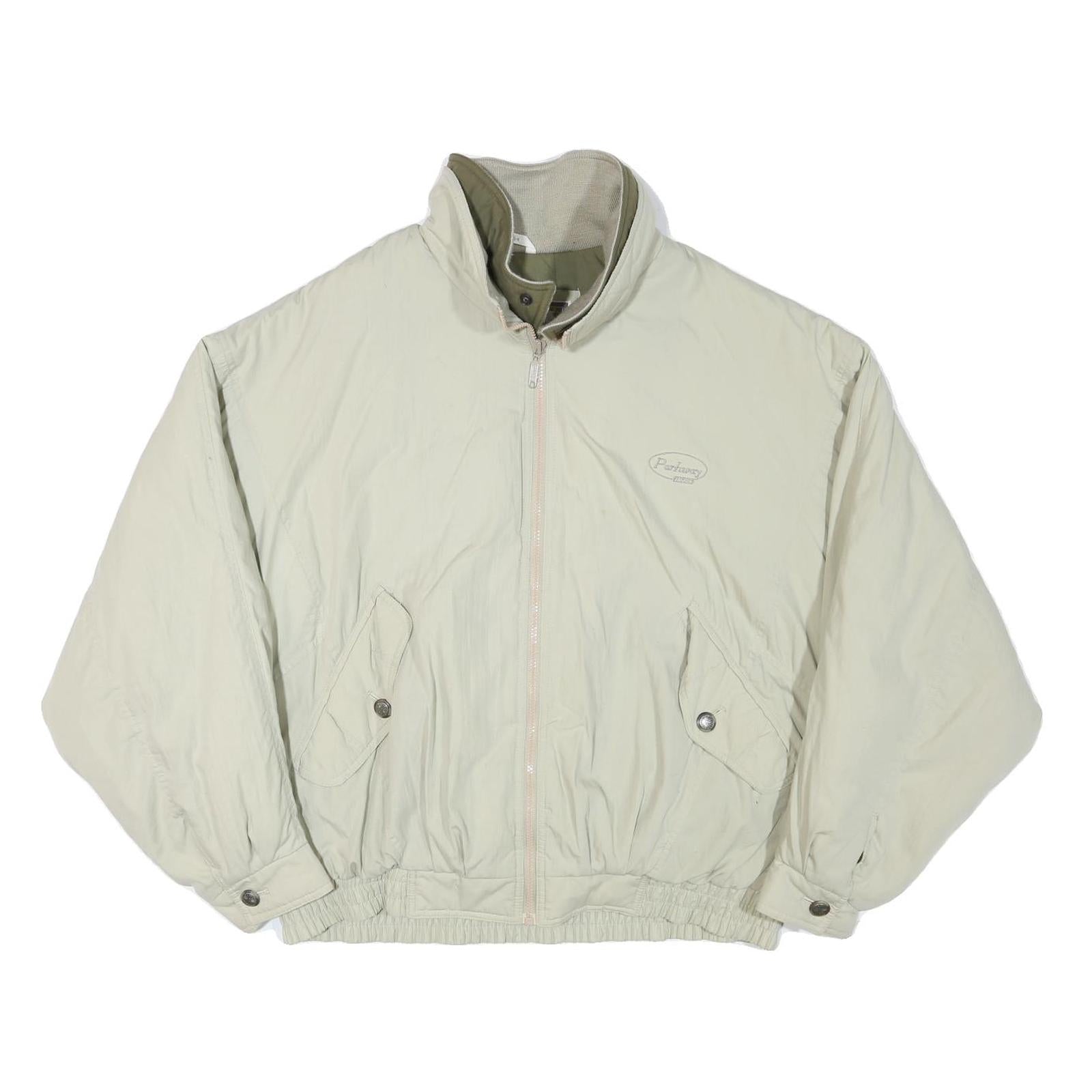 PARKWAY Mens Beige Outdoor Jacket L Polyester Blend Zip Plain Casual Lightweight Refurbished - N/A refurbished available on Cerqular