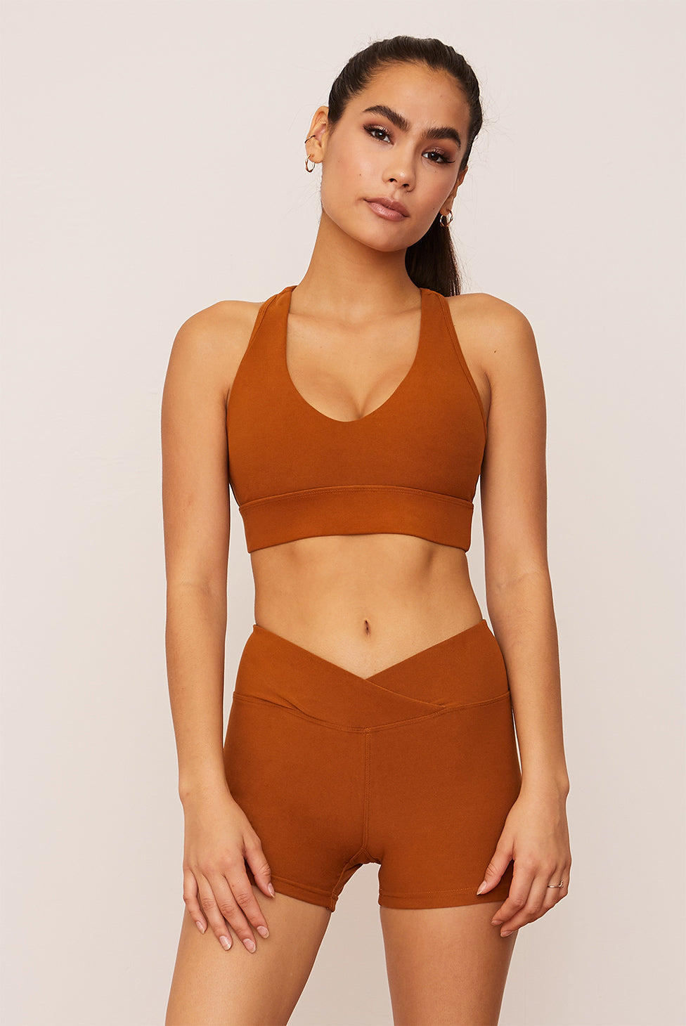 Turmeric Racerback Bra | Size: XXL | Color: Turmeric | Style: Extra Support Refurbished - N/A (Note: There is a clothing brand called "Wolven refurbished available on Cerqular