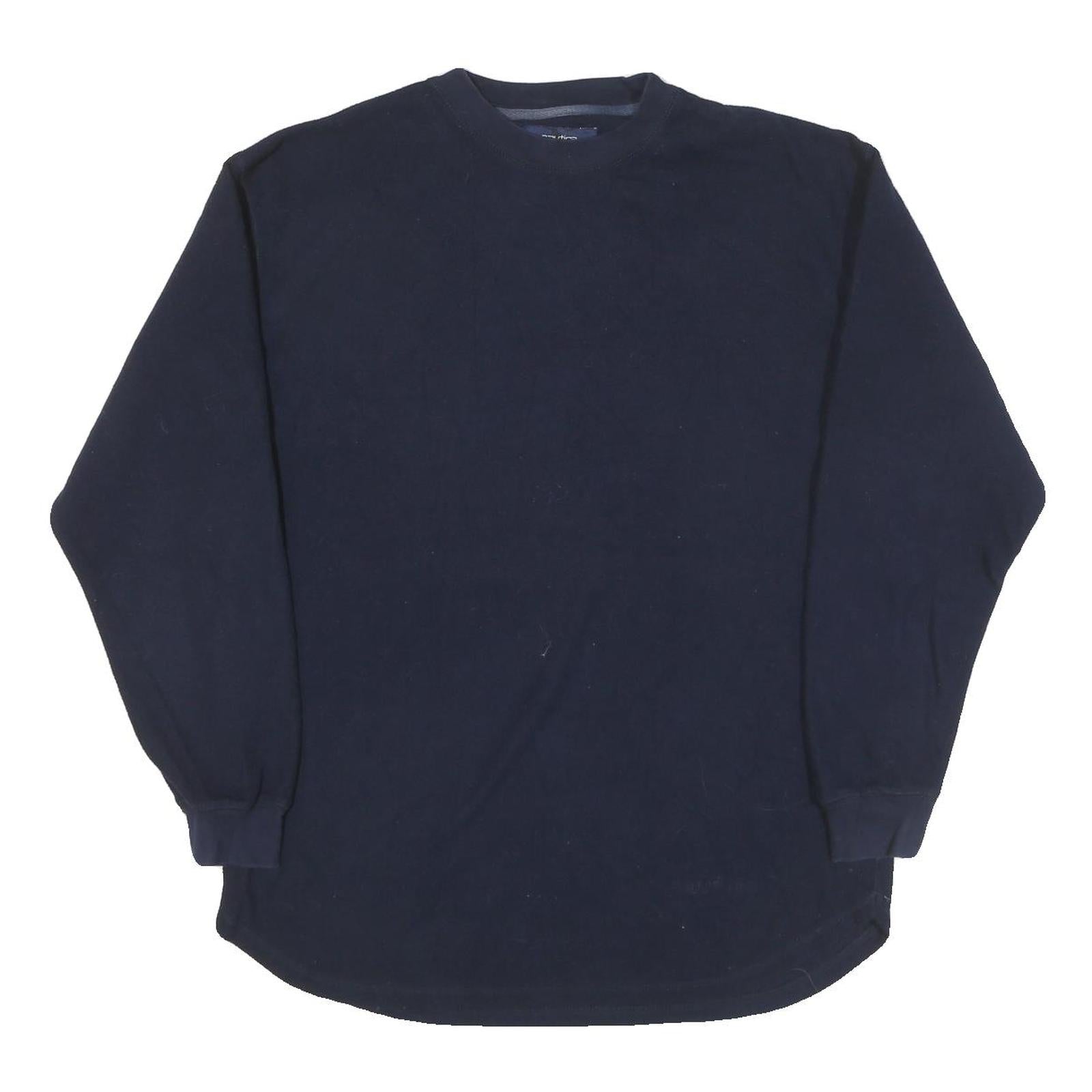 NAUTICA Mens Navy Plain Polyester Blend Crew Neck Regular Fit Jumper M Casual Refurbished - N/A refurbished available on Cerqular