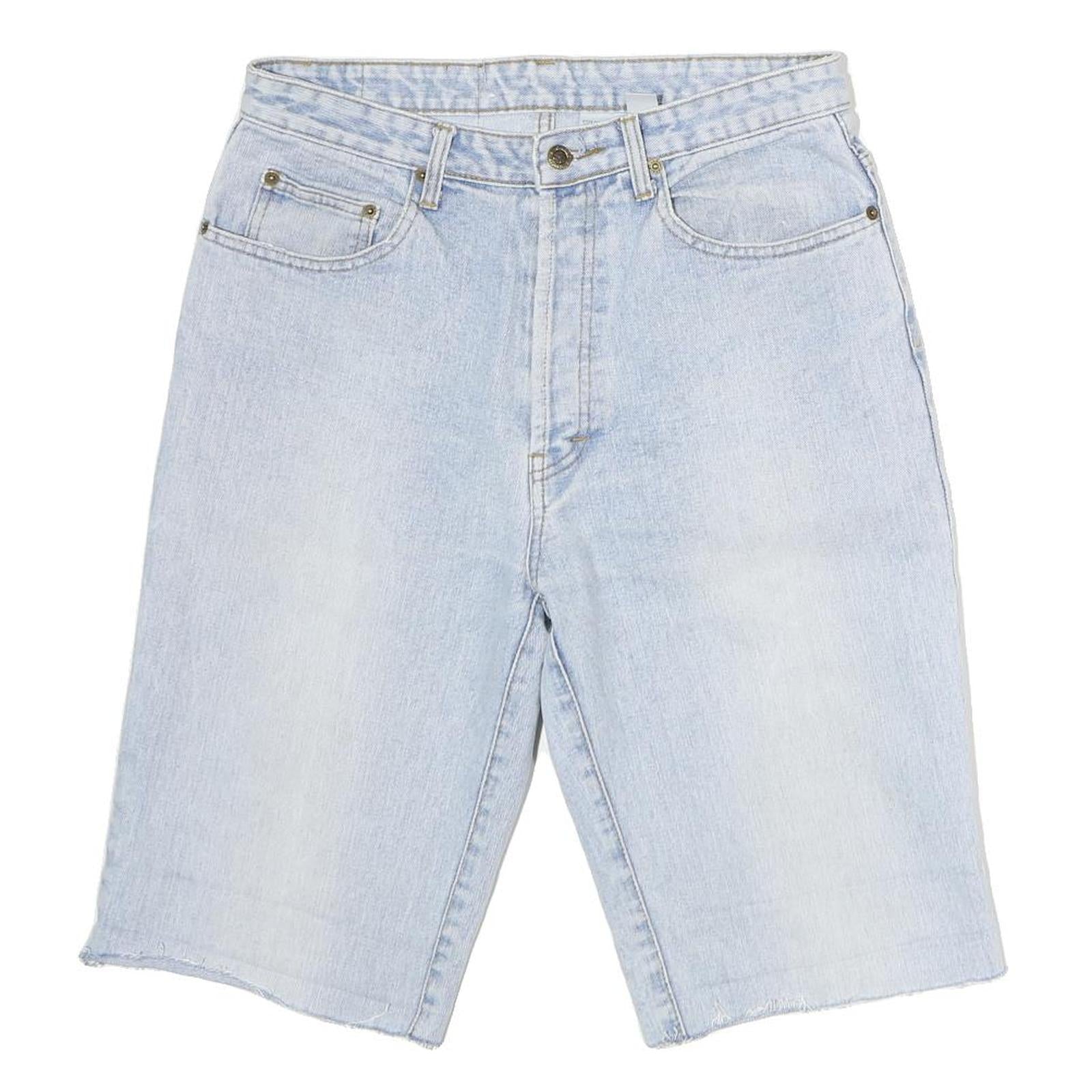 GARRY JEANS Mens Shorts Blue Denim L W32 Casual Cut-Off Summer Style Refurbished - N/A refurbished available on Cerqular